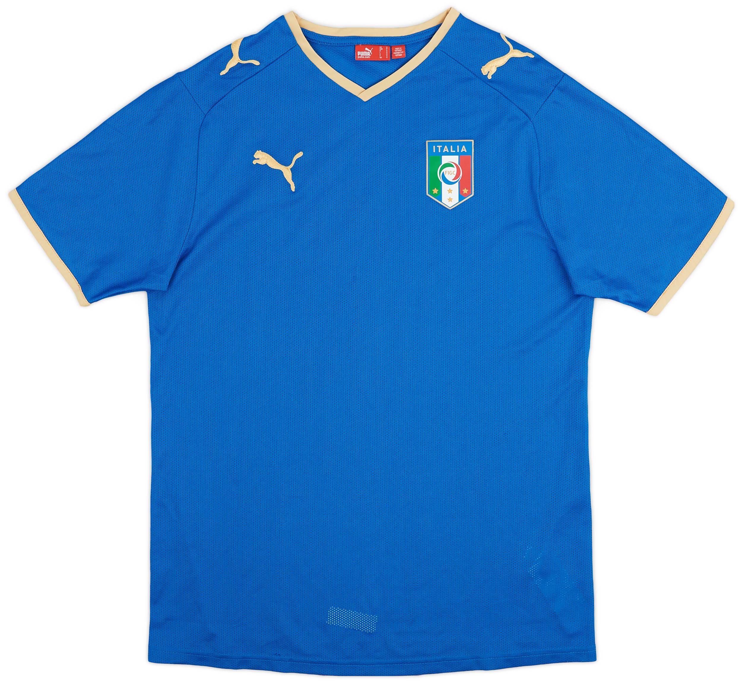 2007-08 Italy Basic Home Shirt - 10/10 - (S)