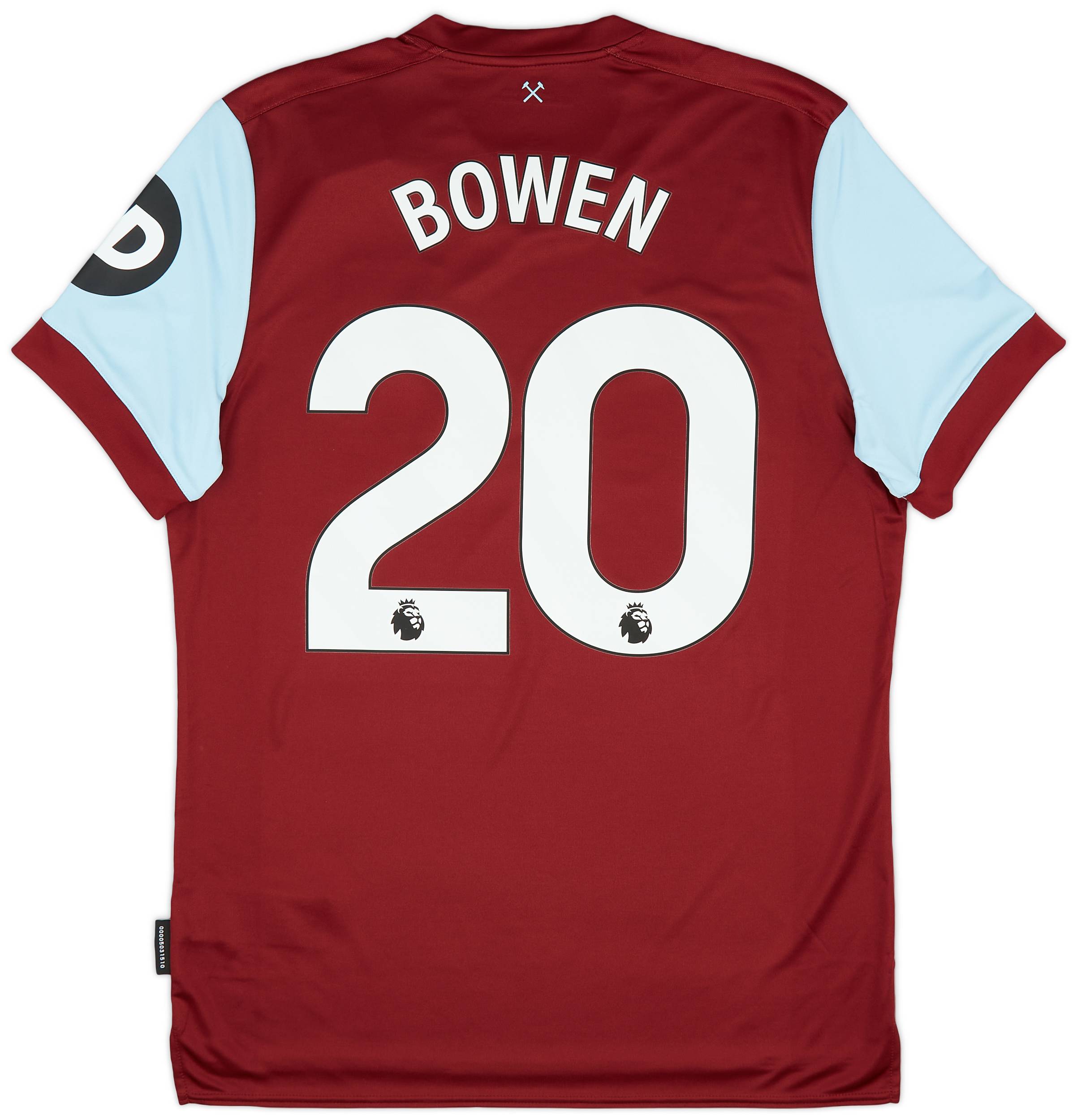 2023-24 West Ham Home Shirt Bowen #20