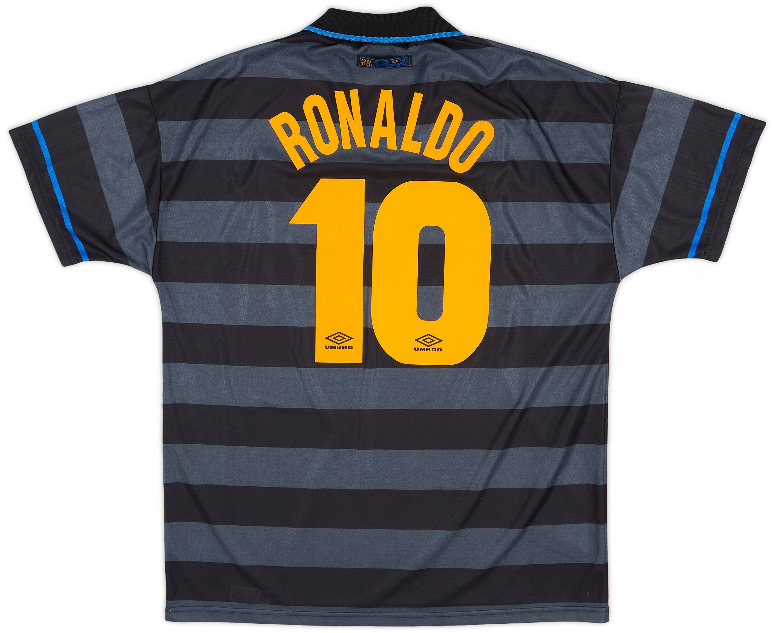 1997-98 Inter Milan Third Shirt Ronaldo #10 - 8/10 - (XL)