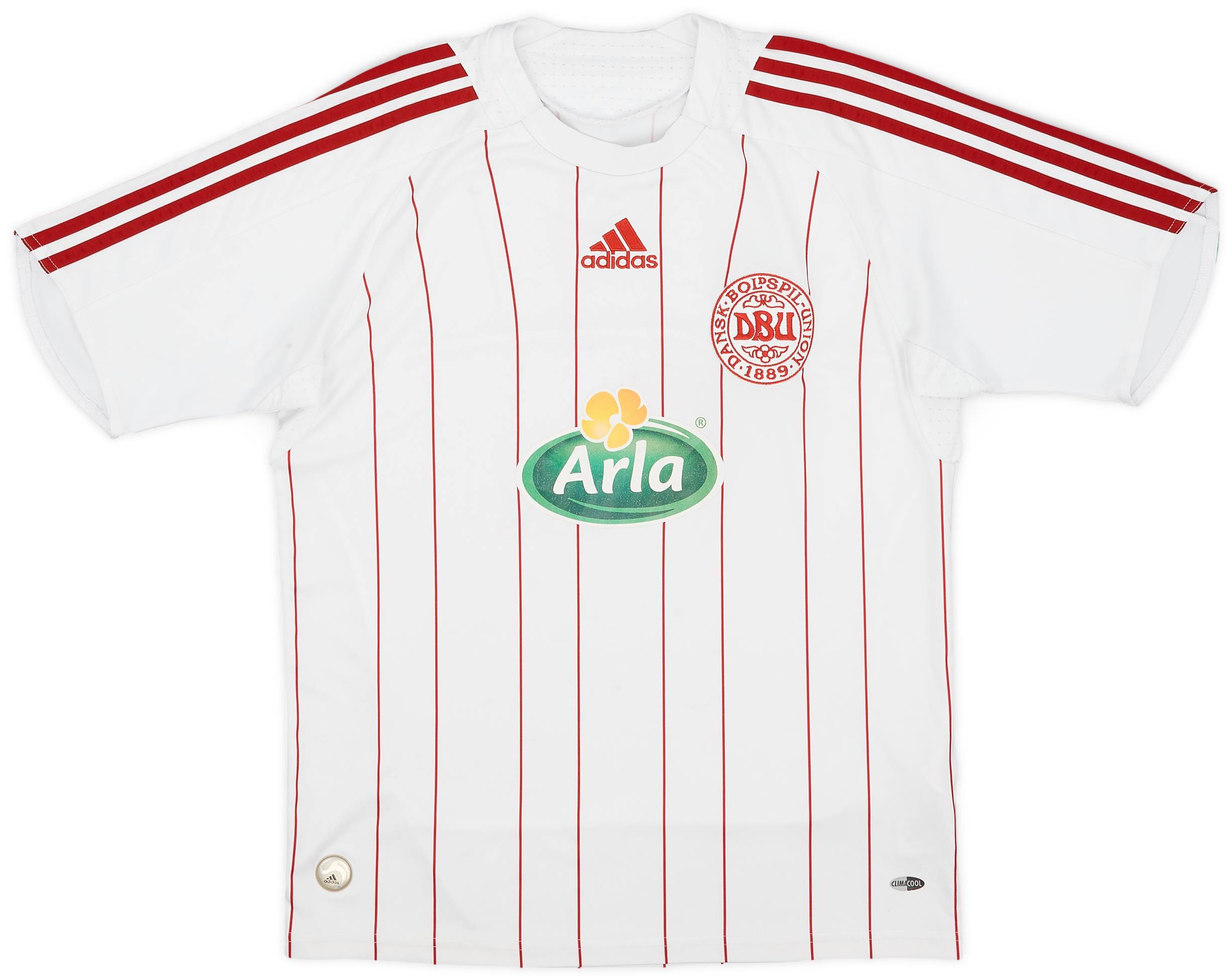 2008-10 Denmark 'Fodboldskole 2009' Away Shirt - 7/10 - (L.Boys)