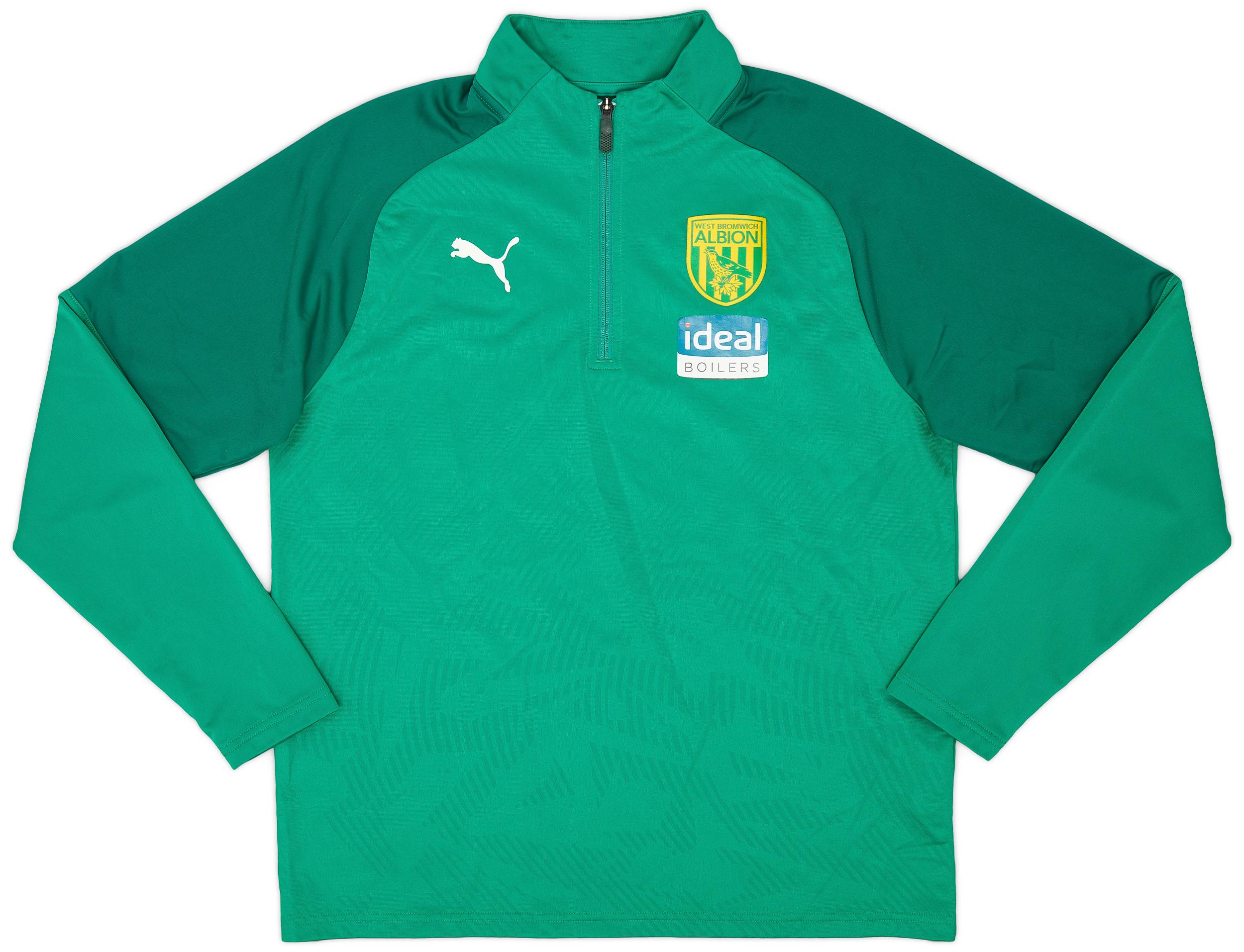 2018-19 West Brom Puma 1/4 Zip Drill Top - 6/10 - (L)