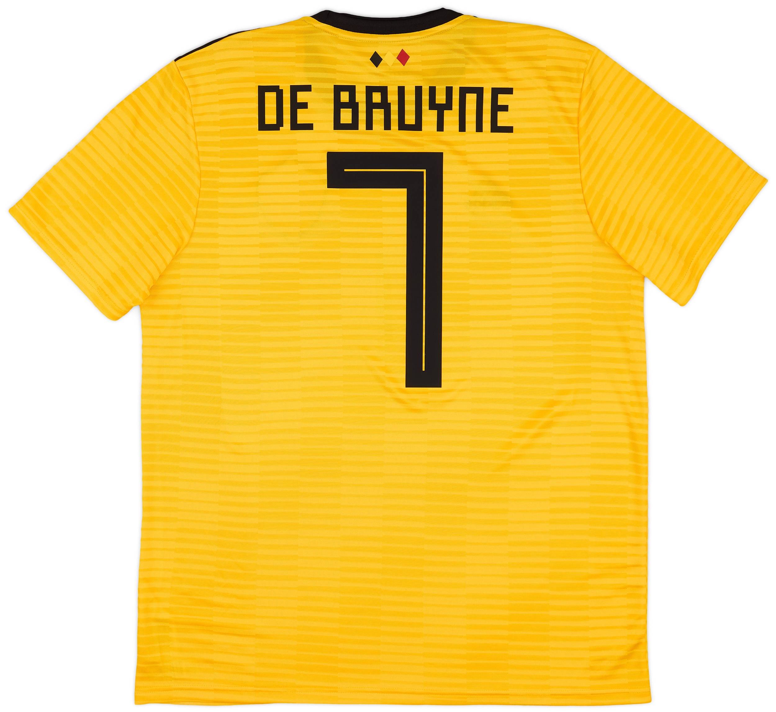 2018-19 Belgium Away Shirt De Bruyne #7 - 9/10 - (L)