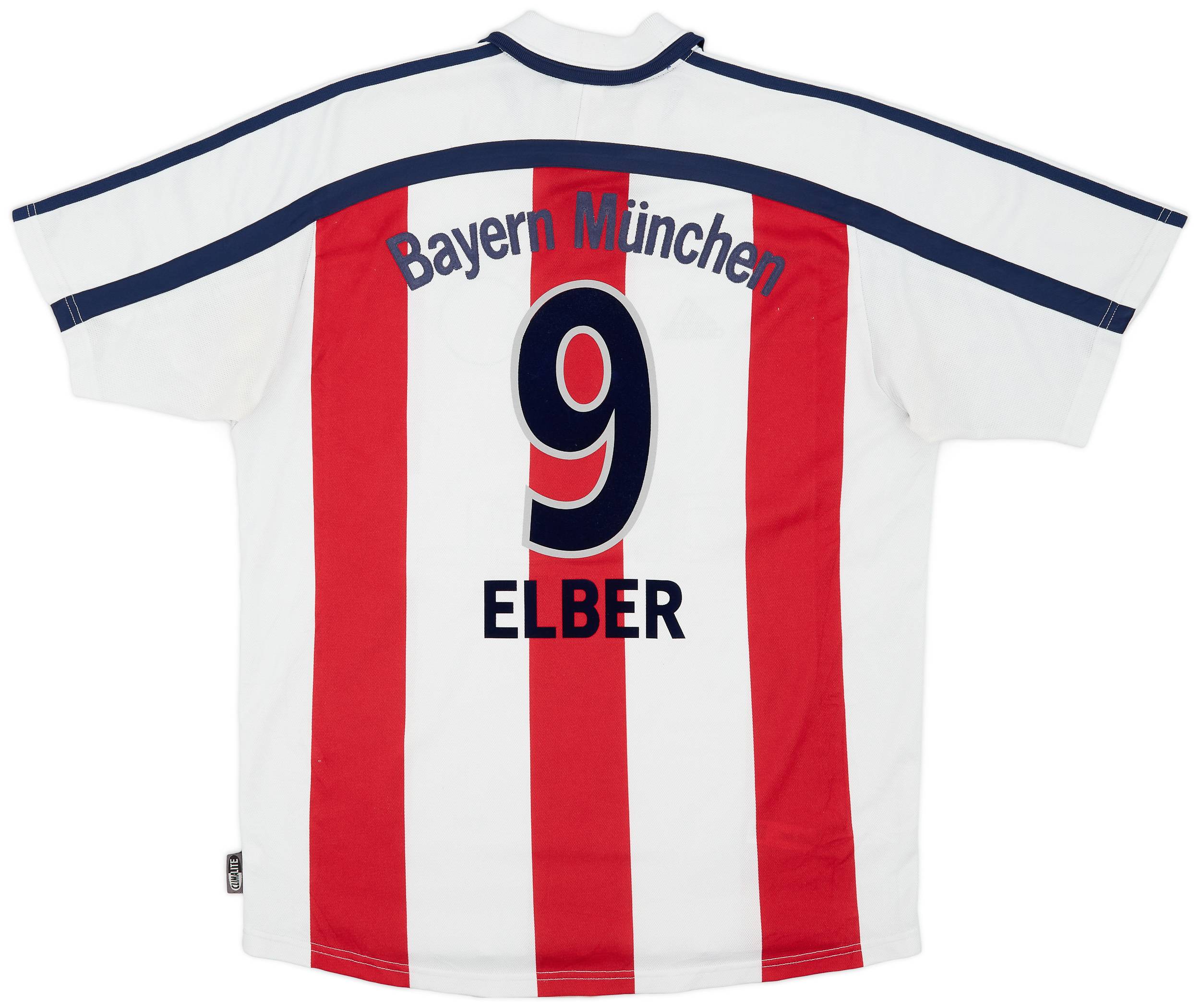 2000-01 Bayern Munich Away Shirt Elber #9 - 6/10 - (L)
