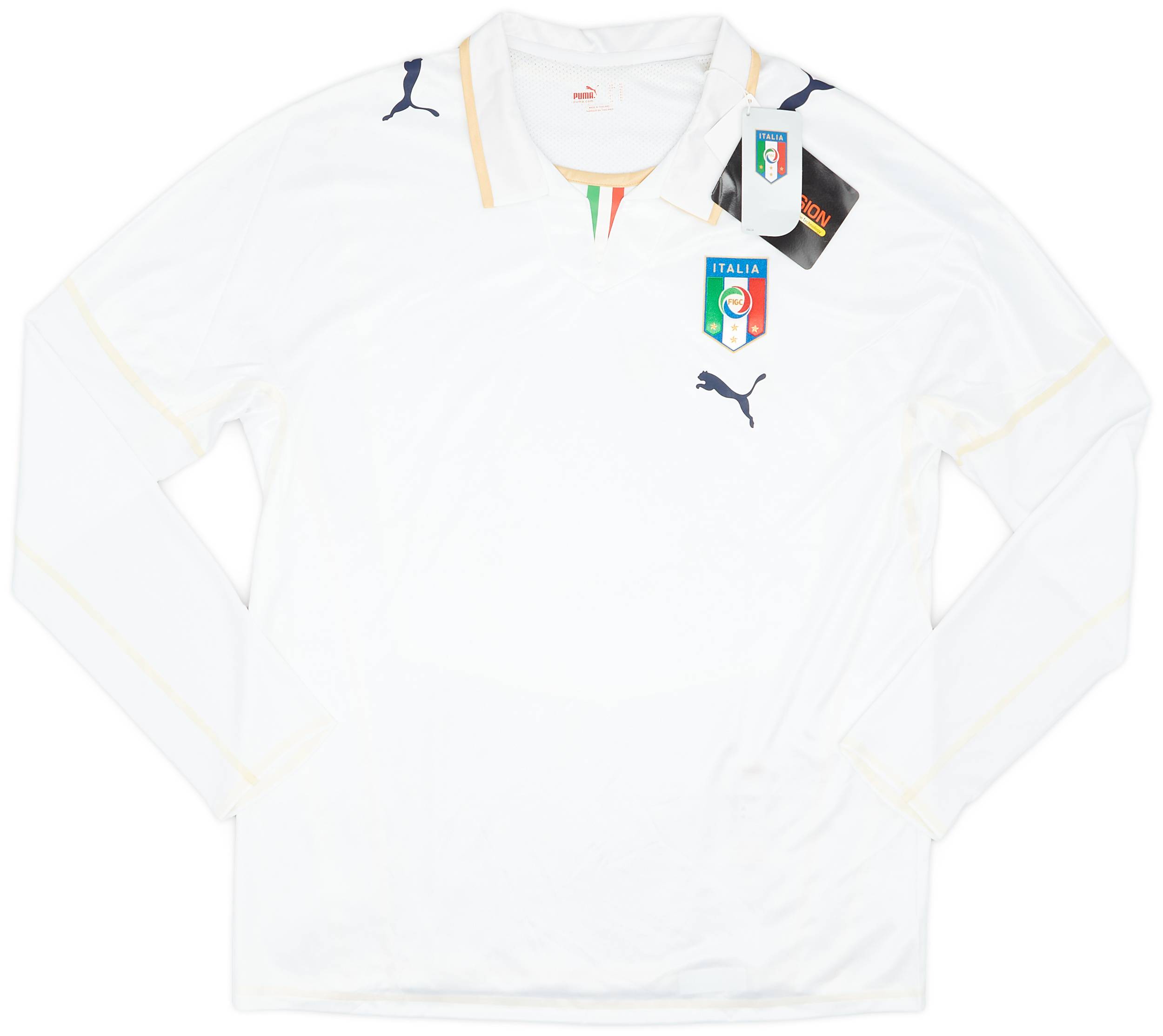 2007-08 Italy Player Issue Away L/S Shirt (XL)