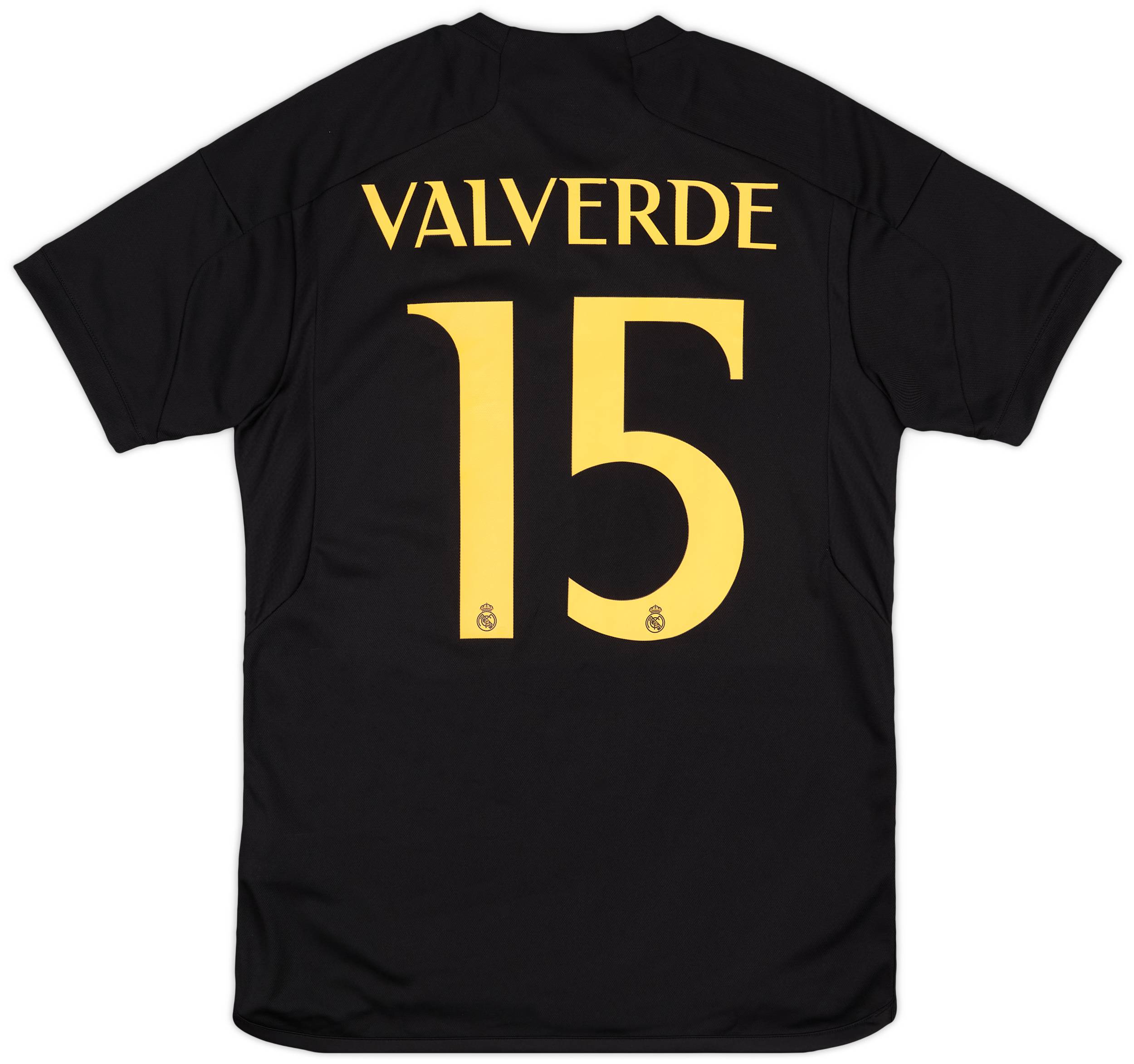 レアル・マドリード VALVERDE 15番 シャツ 2023-24 Real Madrid Authentic Home CL Shirt Valverde #15 (3XL)
