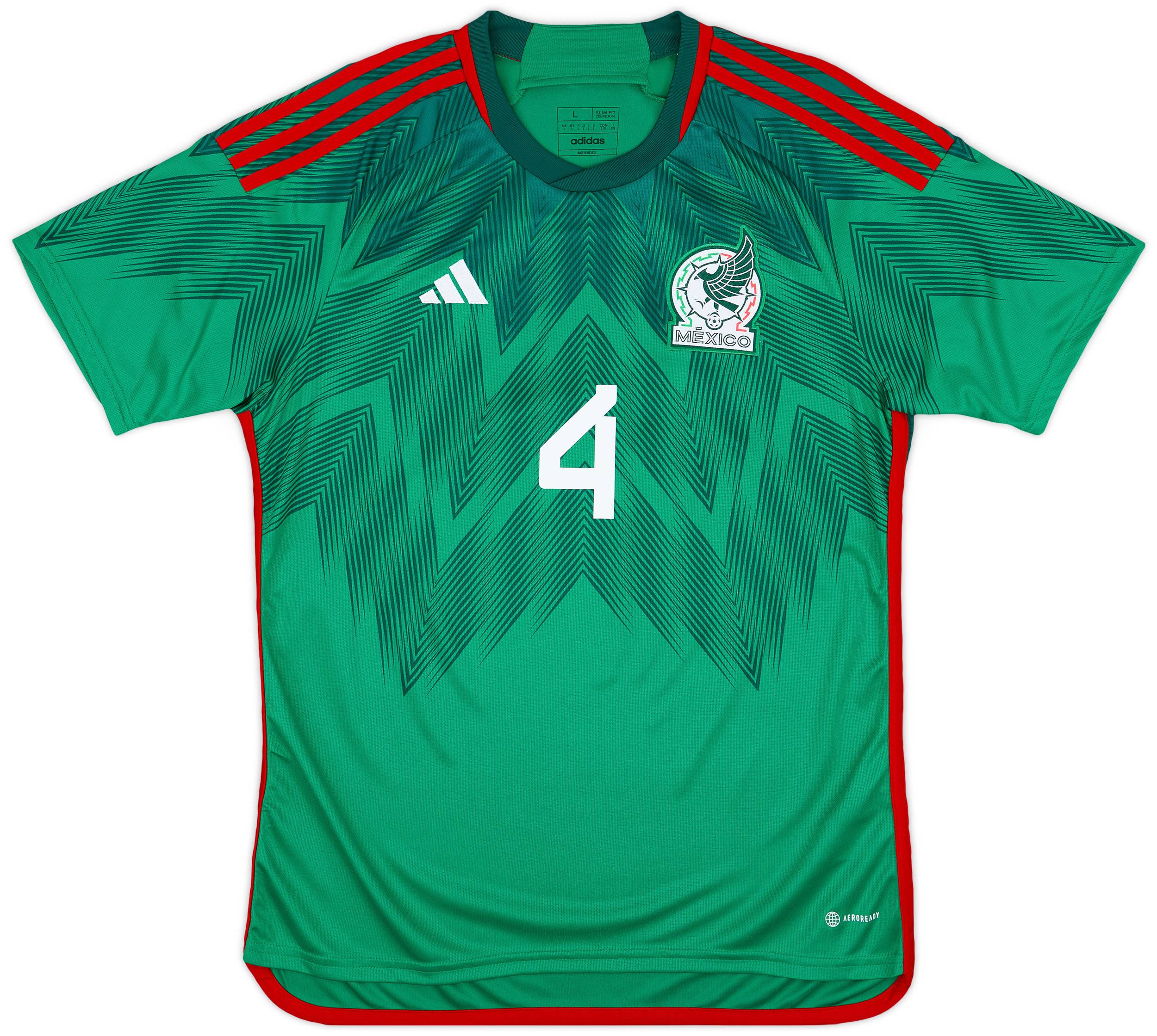 2022-23 Mexico Special Edition Home Shirt E.Alvarez #4