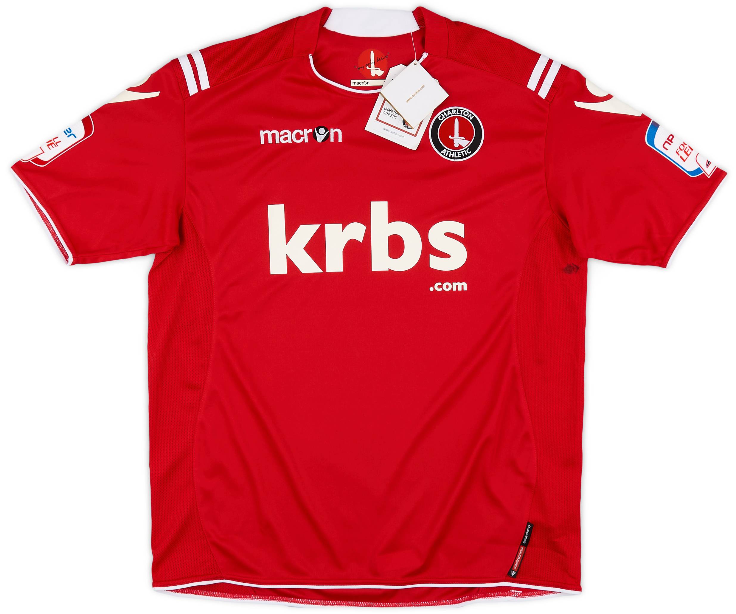 2010-12 Charlton Home Shirt (S)