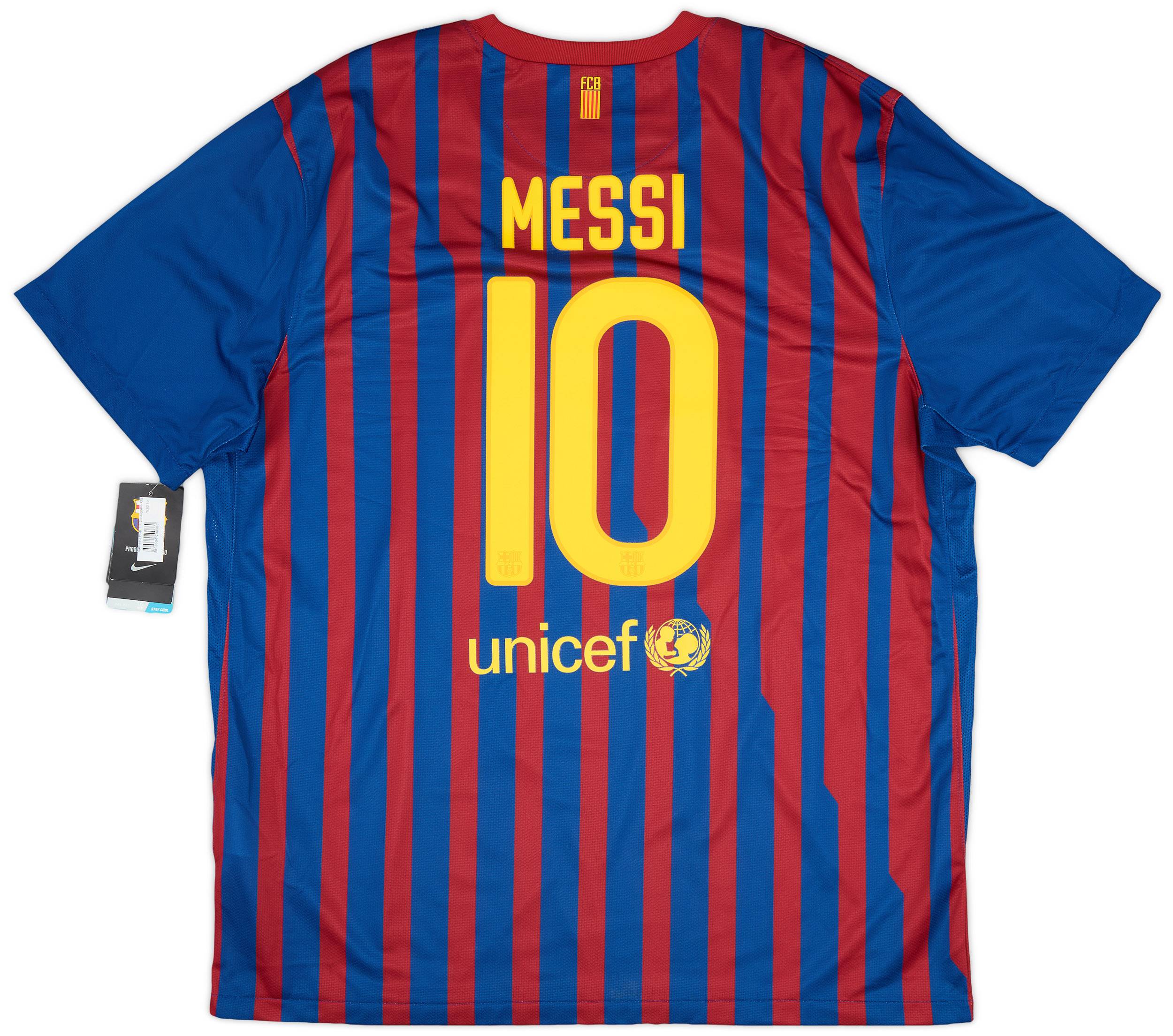 2011-12 Barcelona Home Shirt Messi #10 (XXL)