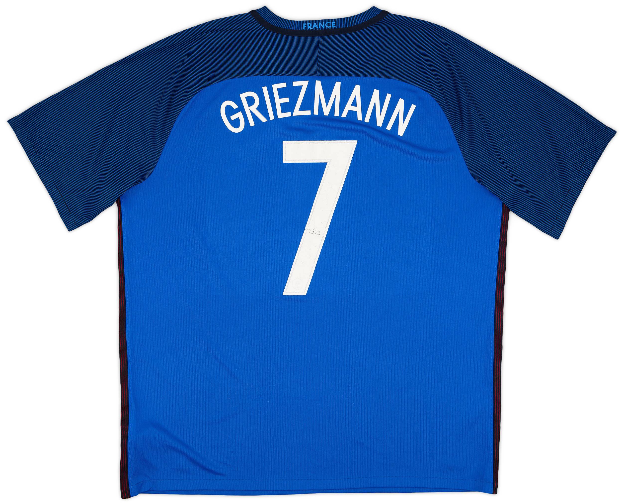 2016-17 France Home Shirt Griezmann #7 - 5/10 - (XXL)