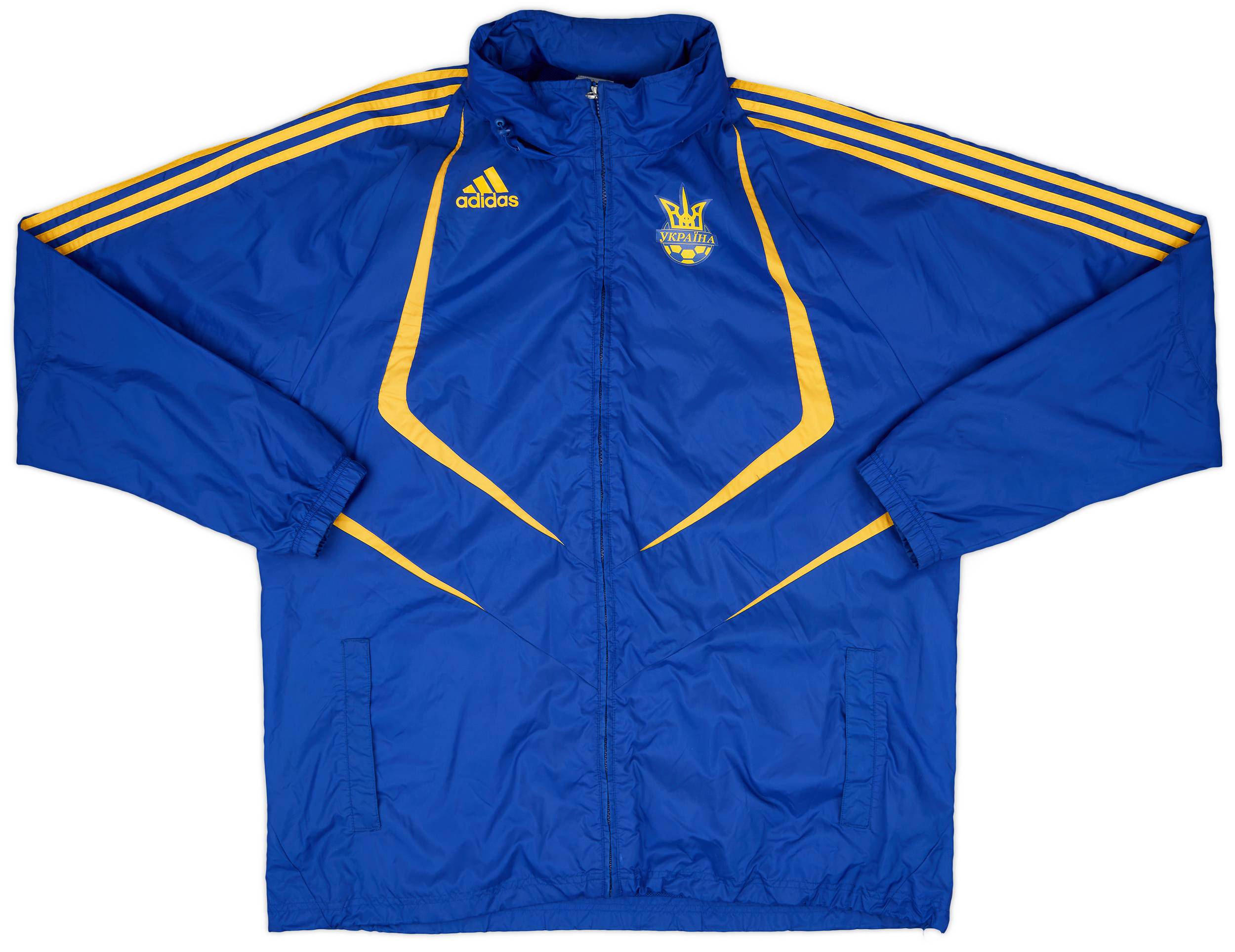 2009-10 Ukraine adidas Hooded Rain Jacket - 10/10 - (XL)