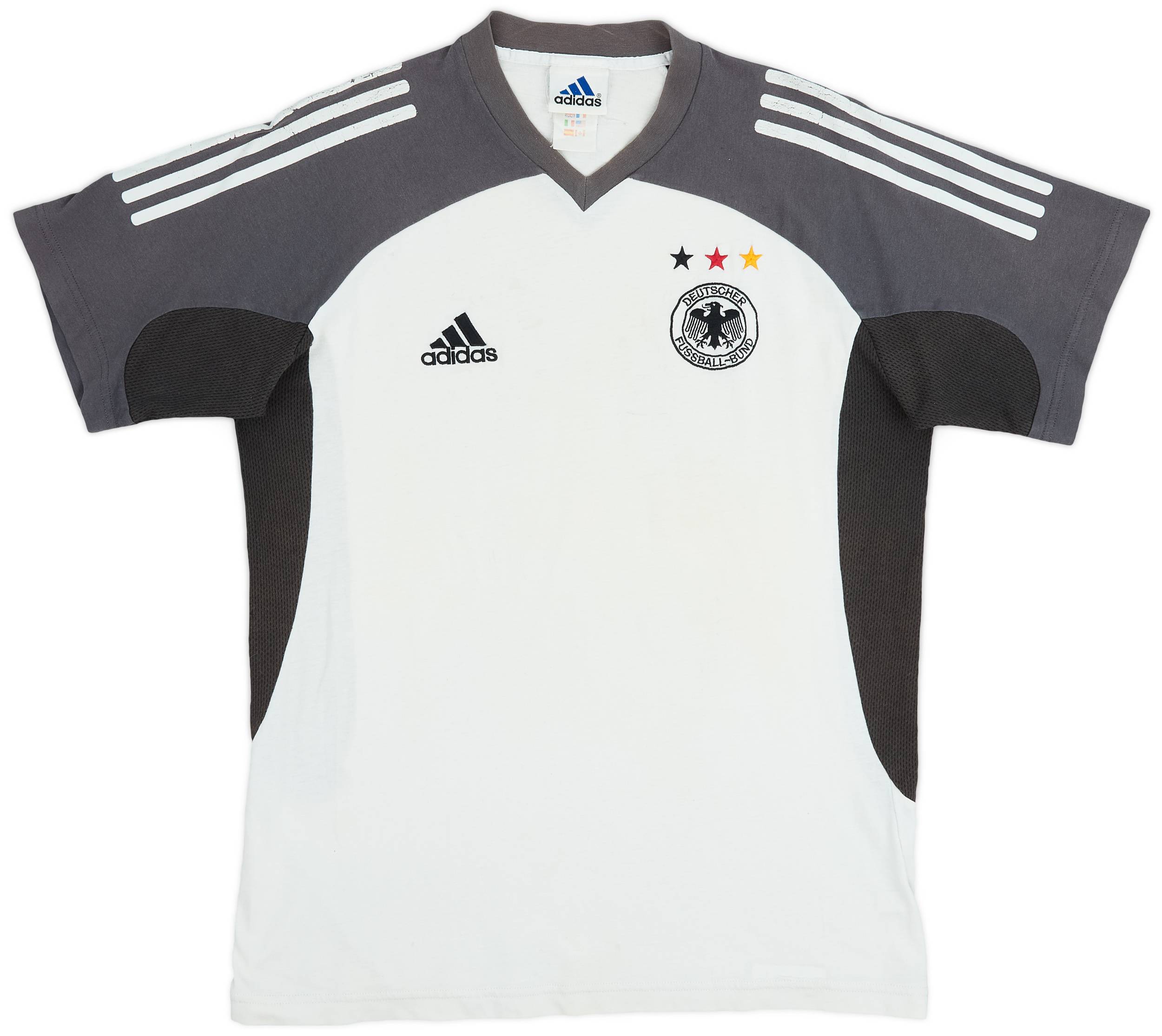 2002-04 Germany adidas Cotton Tee - 7/10 - (XL.Boys)