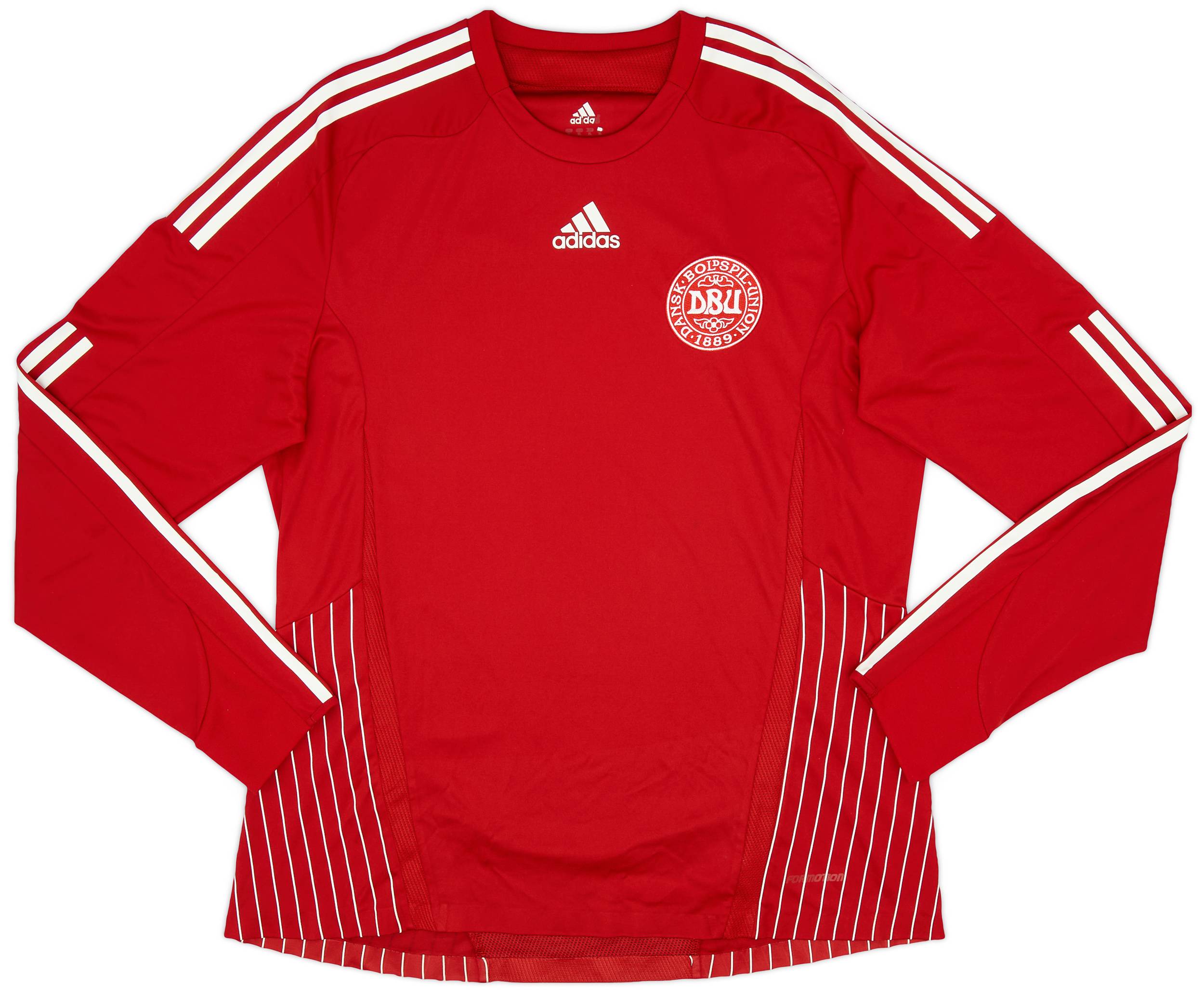 2007-10 Denmark Authentic Home L/S Shirt - 9/10 - (XL)