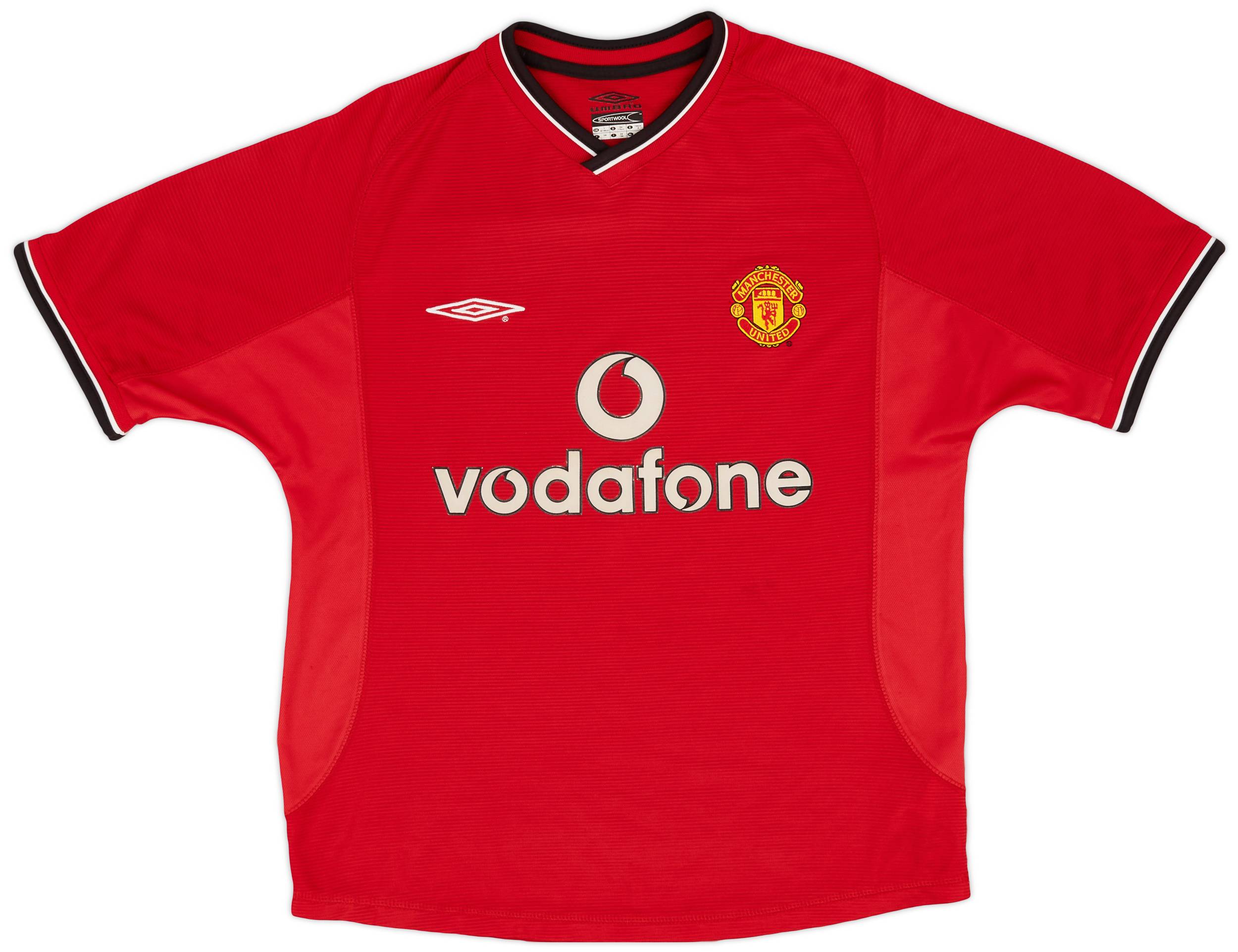 2000-02 Manchester United Home Shirt - 7/10 - (Y)