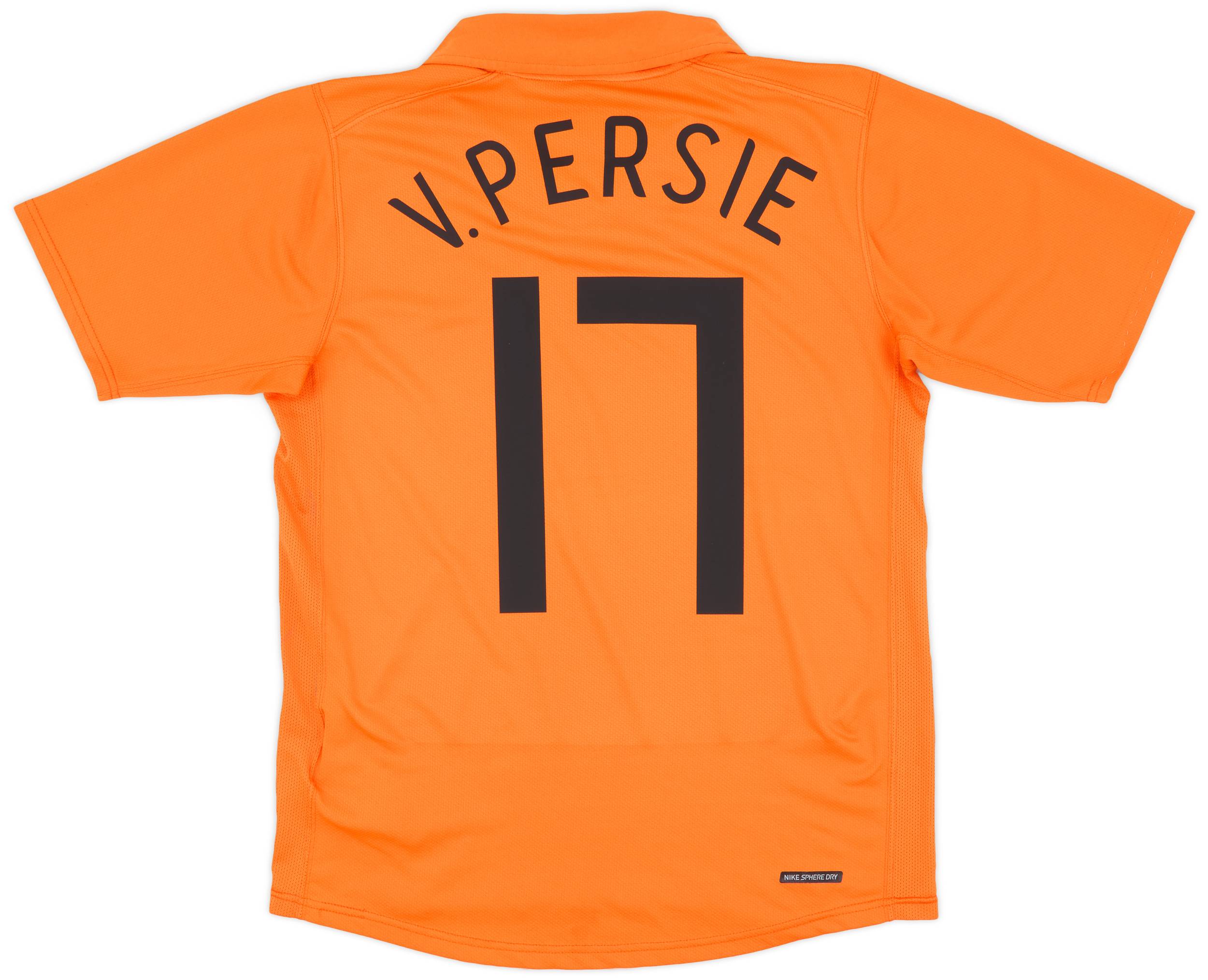 2006-08 Netherlands Home Shirt V.Persie #17 - 4/10 - (S)