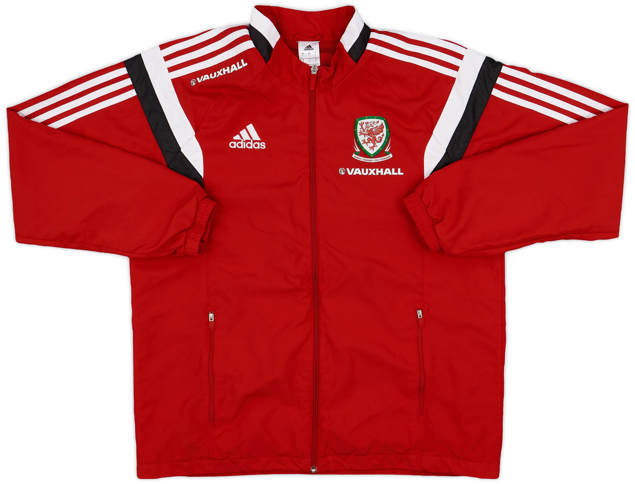 2013-14 Wales adidas Track Jacket - 9/10 - (L)