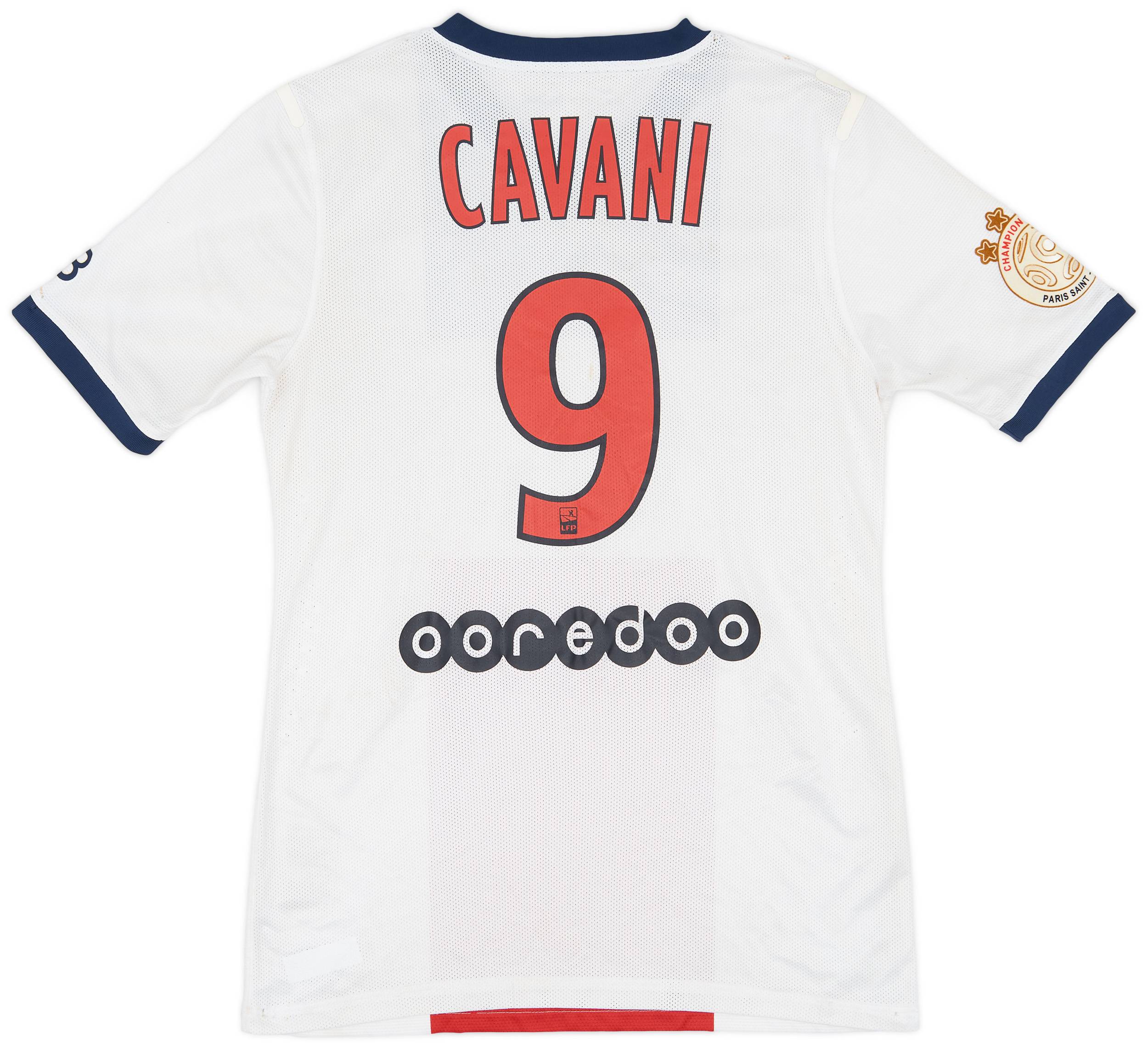 2013-14 Paris Saint-Germain Match Issue Away Shirt Cavani #9
