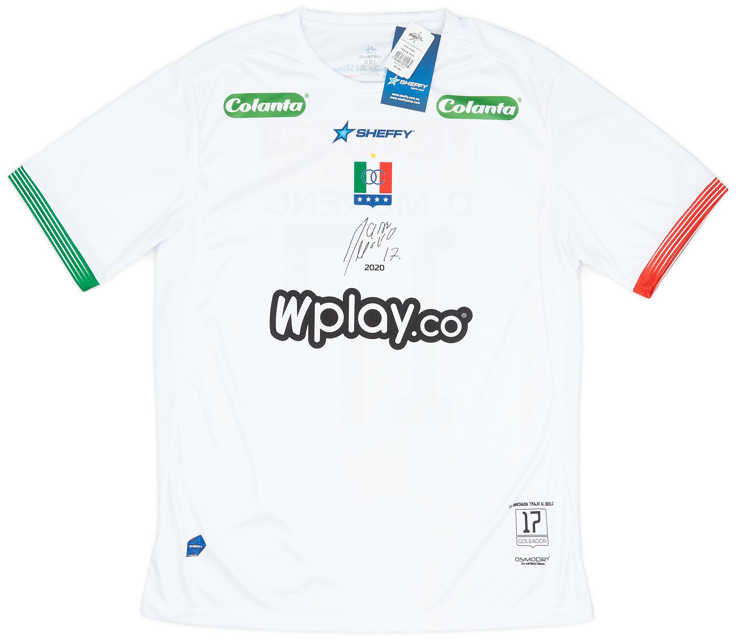 2020 CD Once Caldas Special Shirt D.Moreno #17 (XXL)