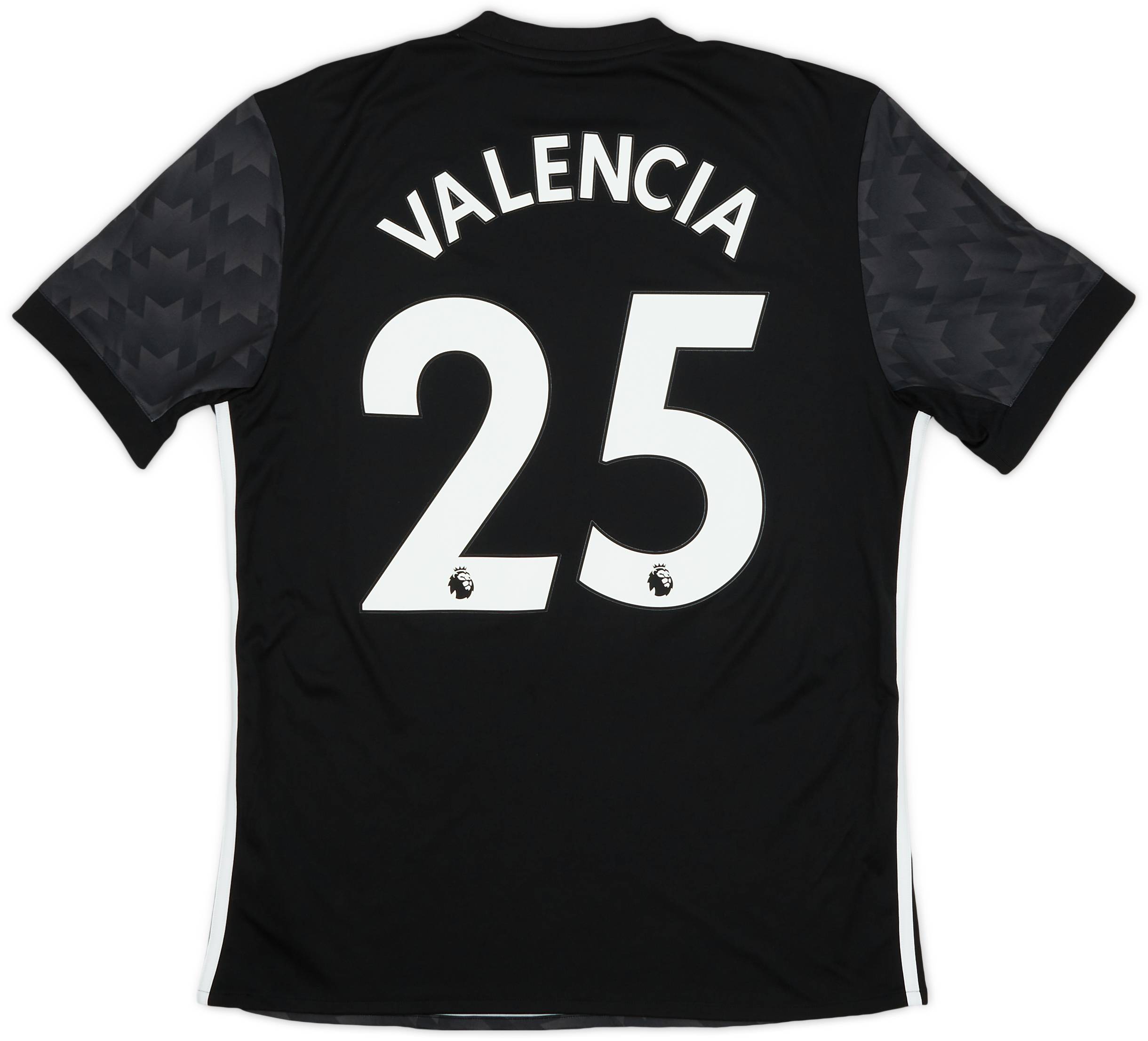 2017-18 Manchester United Away Shirt Valencia #25 - 9/10 - (M)
