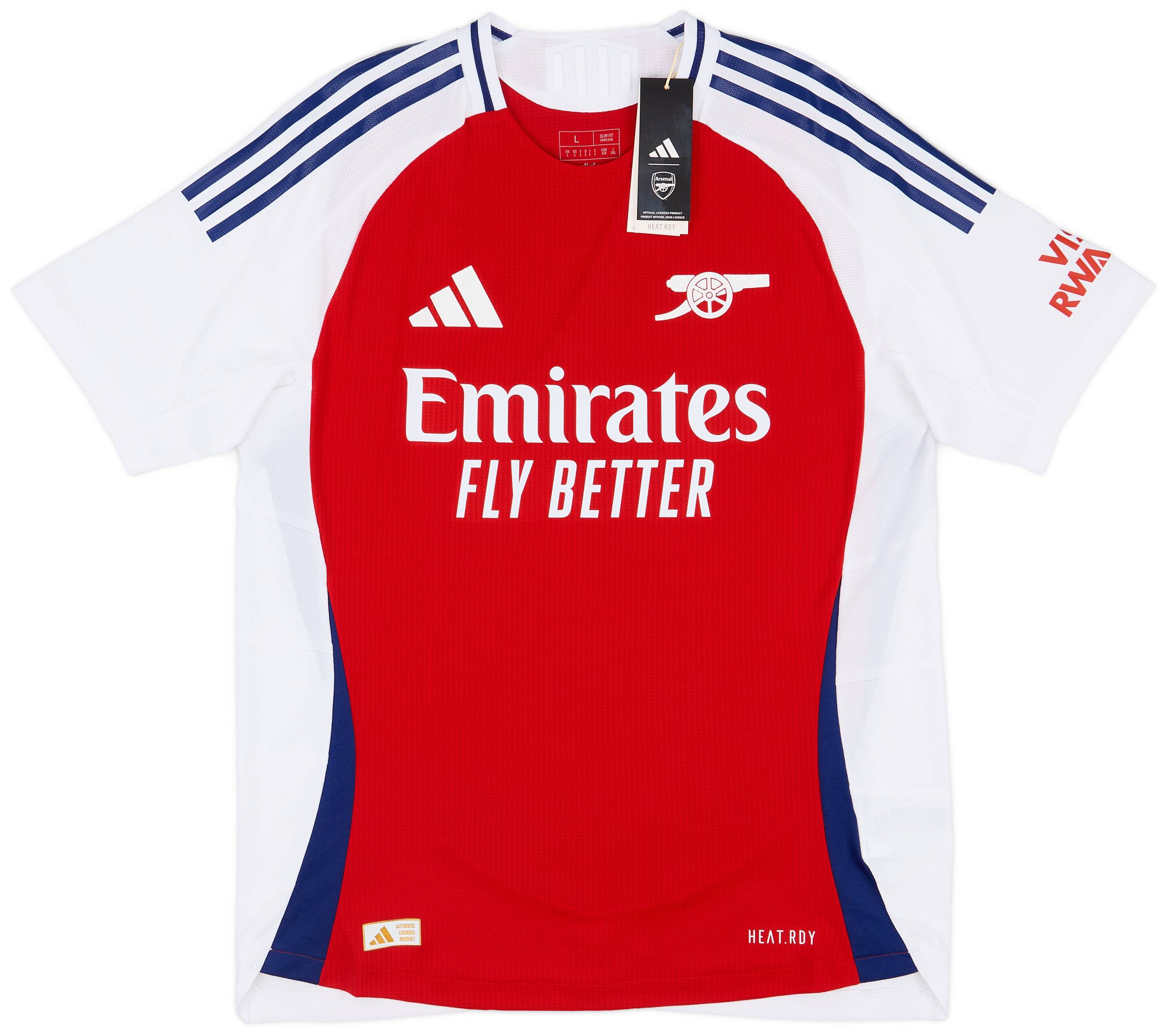 2024-25 Arsenal Authentic Home Shirt Rice #41