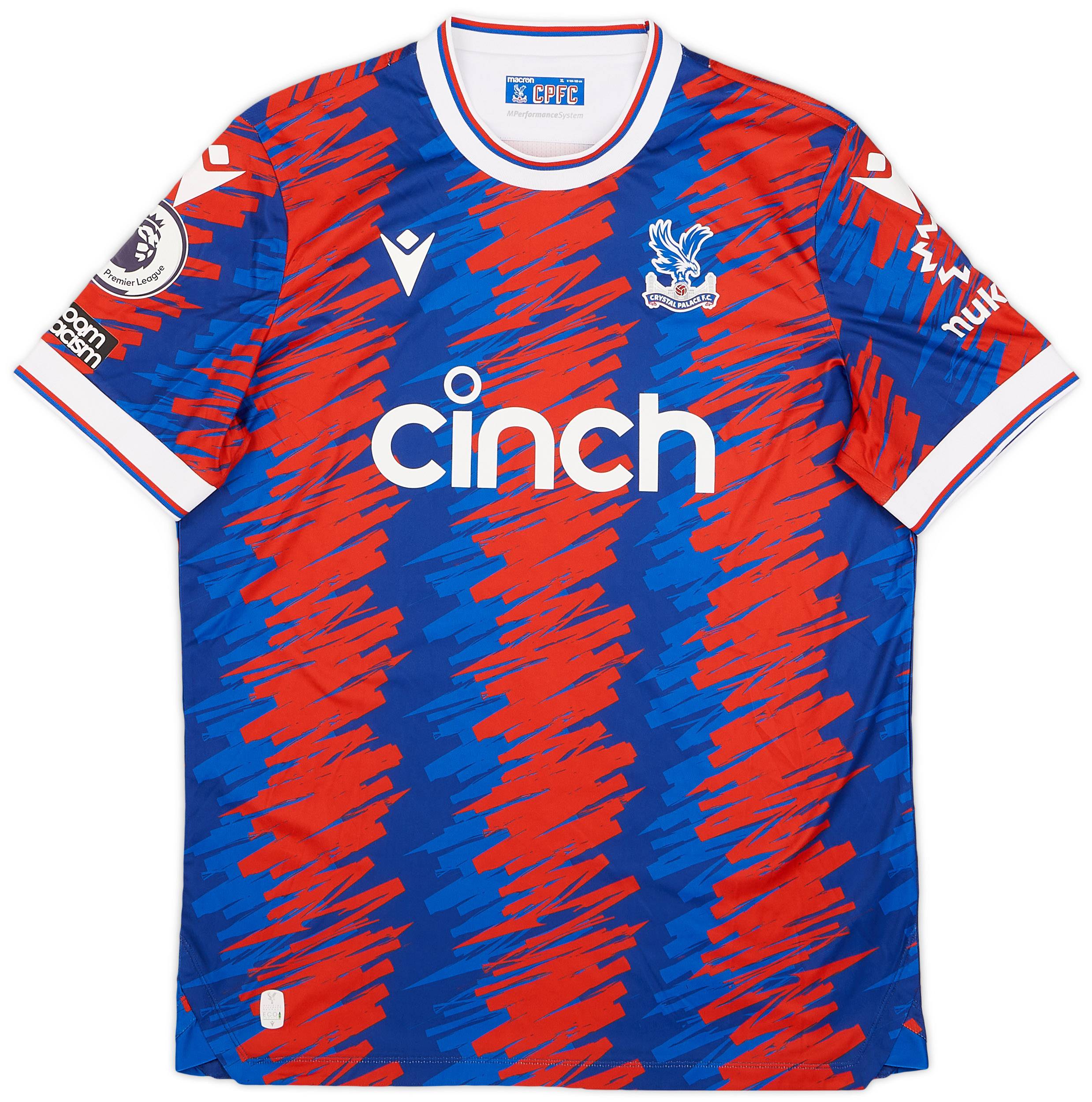 2022-23 Crystal Palace Match Issue Home Shirt Edouard #22