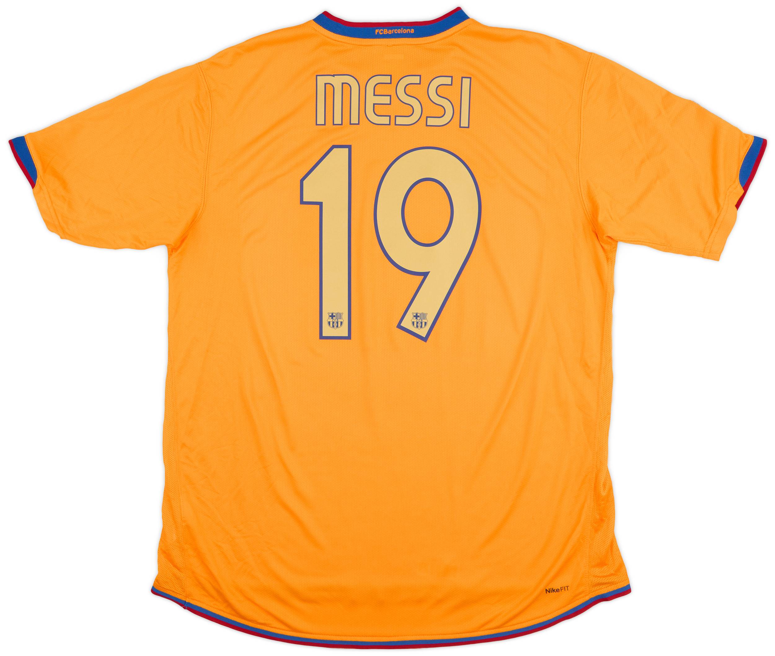 2006-08 Barcelona Away Shirt Messi #19 - 9/10 - (XL)