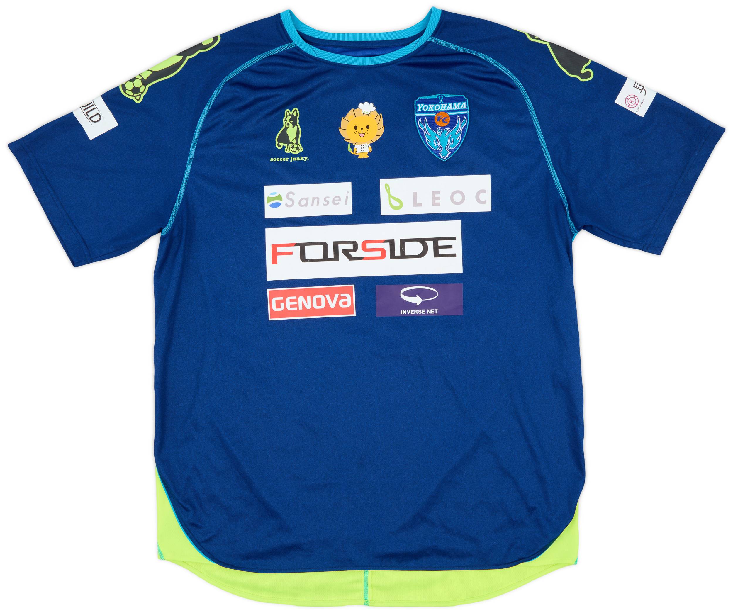 2017-18 Yokohama FC Soccer Junky Training Shirt - 8/10 - (XXL)