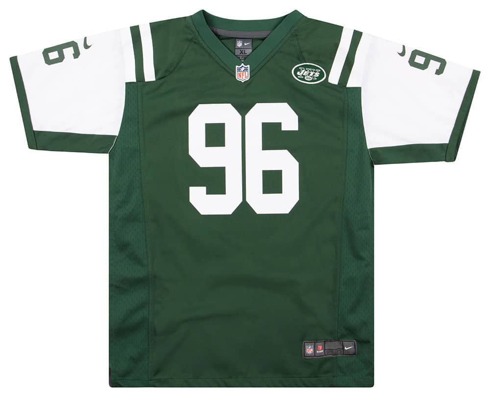 2012-17 New York Jets Wilkerson #96 Nike Game Jersey (Home) Y