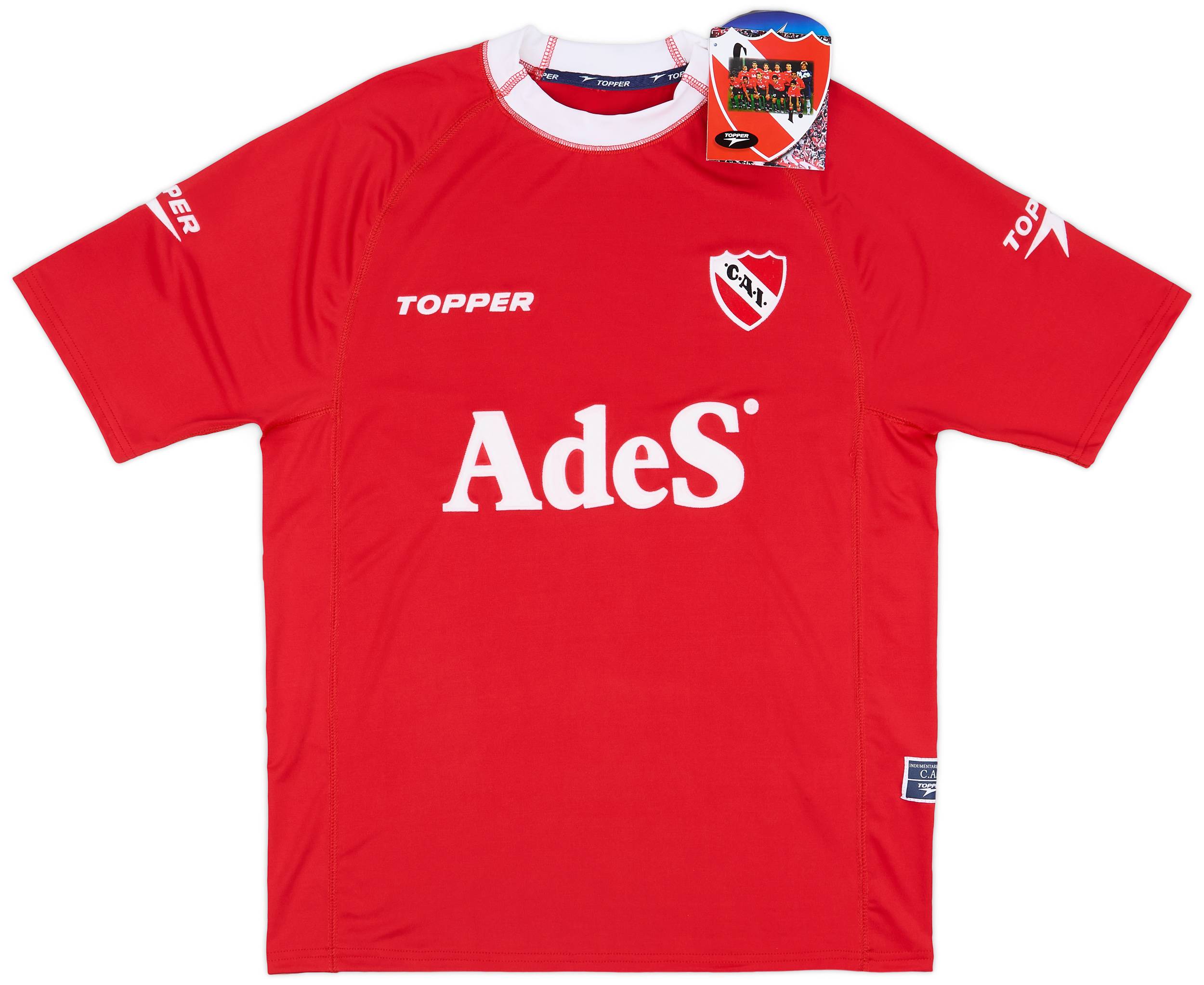 2000 01 Independiente Topper Reissue Home Shirt