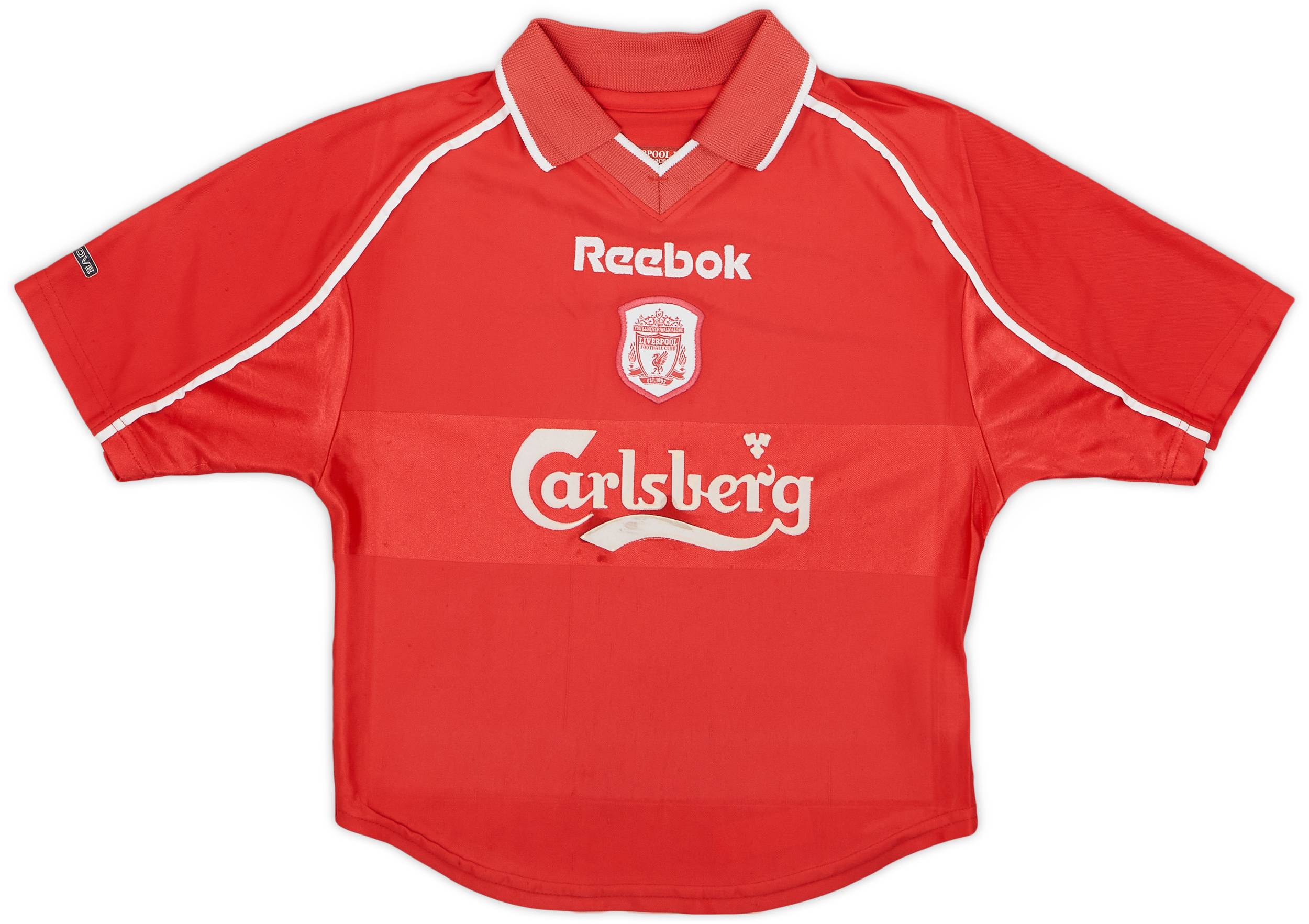 2000-02 Liverpool Home Shirt - 5/10 - (XS.Boys)