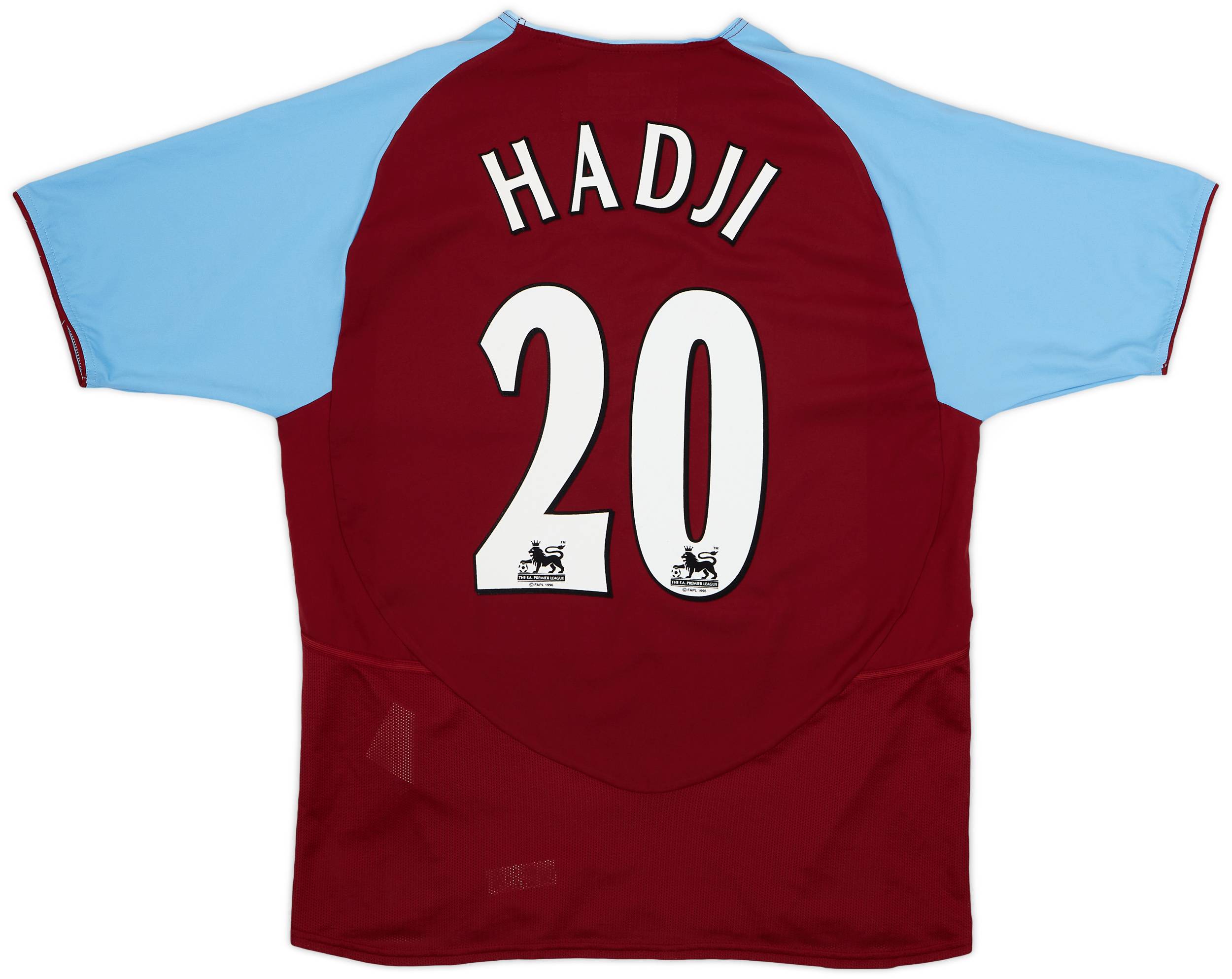2003-04 Aston Villa Home Shirt Hadji #20 - 7/10 - (S)