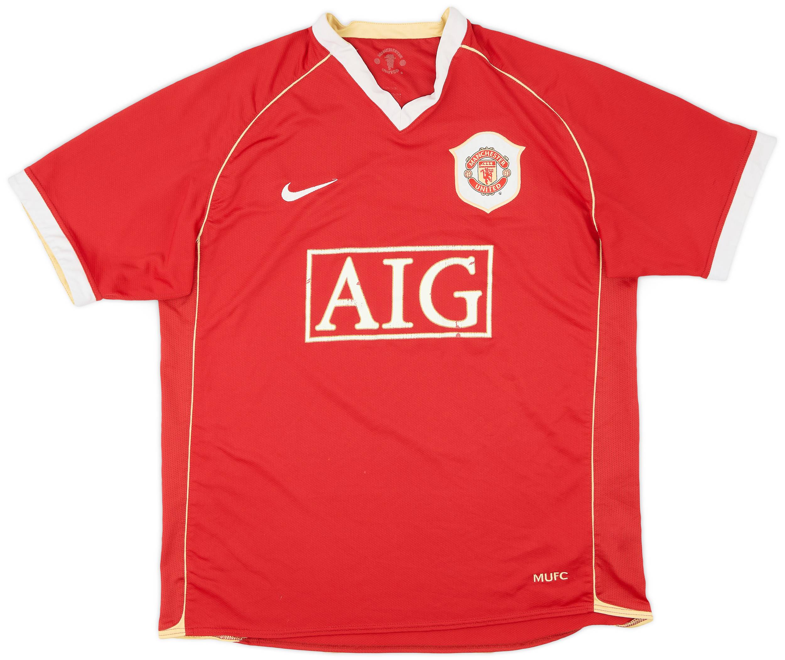 2006-07 Manchester United Home Shirt - 5/10 - (L)