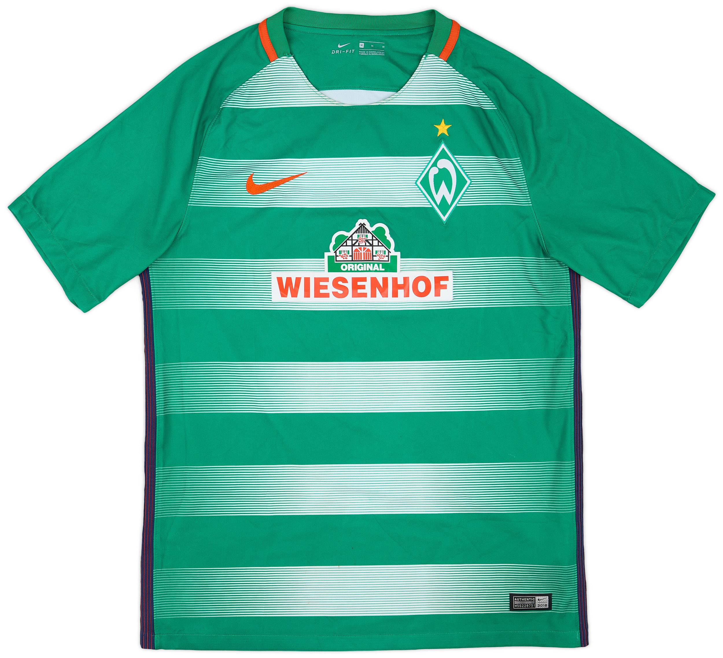 2016-17 Werder Bremen Home Shirt - 7/10 - (M)