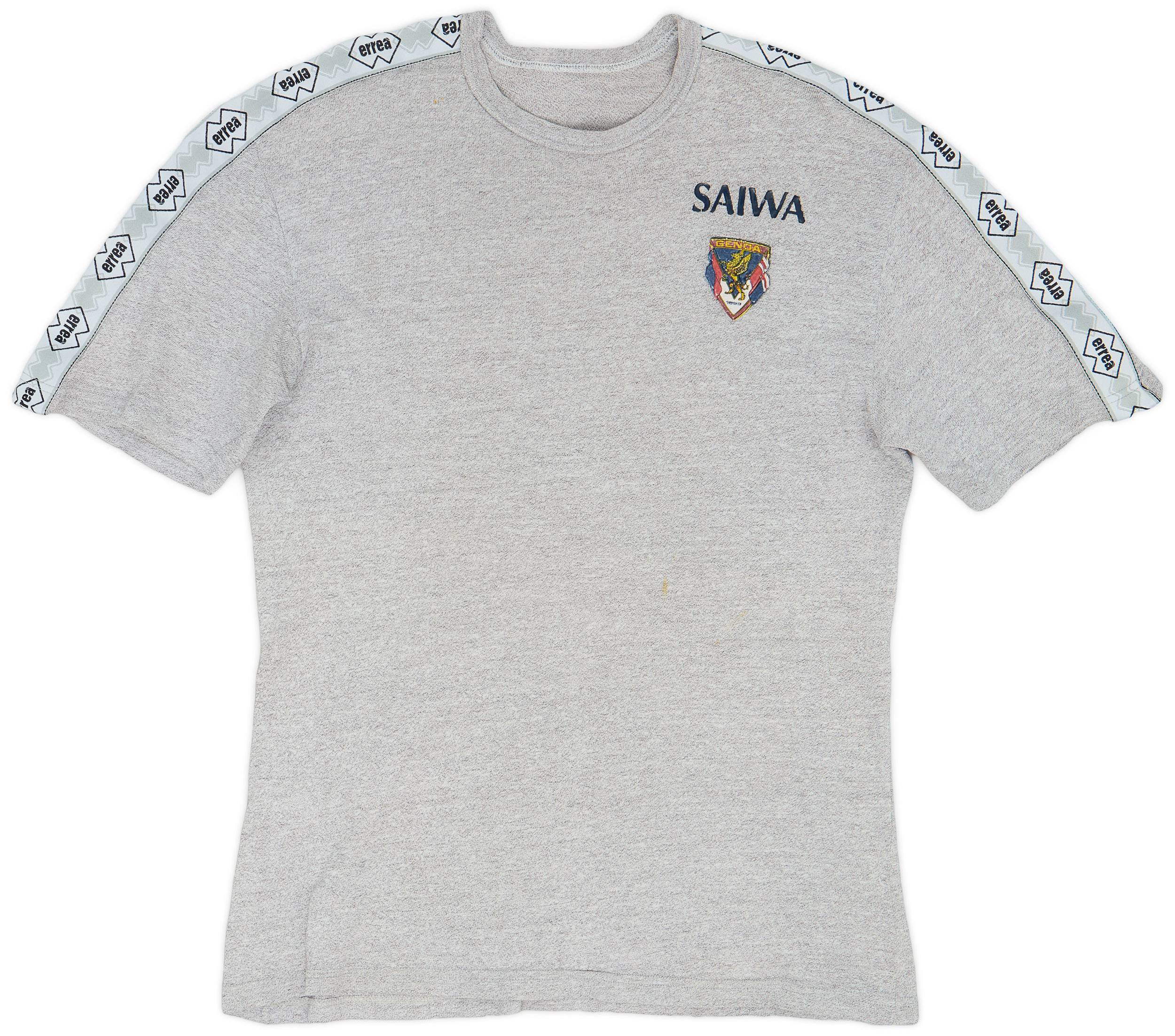 1993-94 Genoa Errea Training/Leisure Tee - 8/10 - (L)