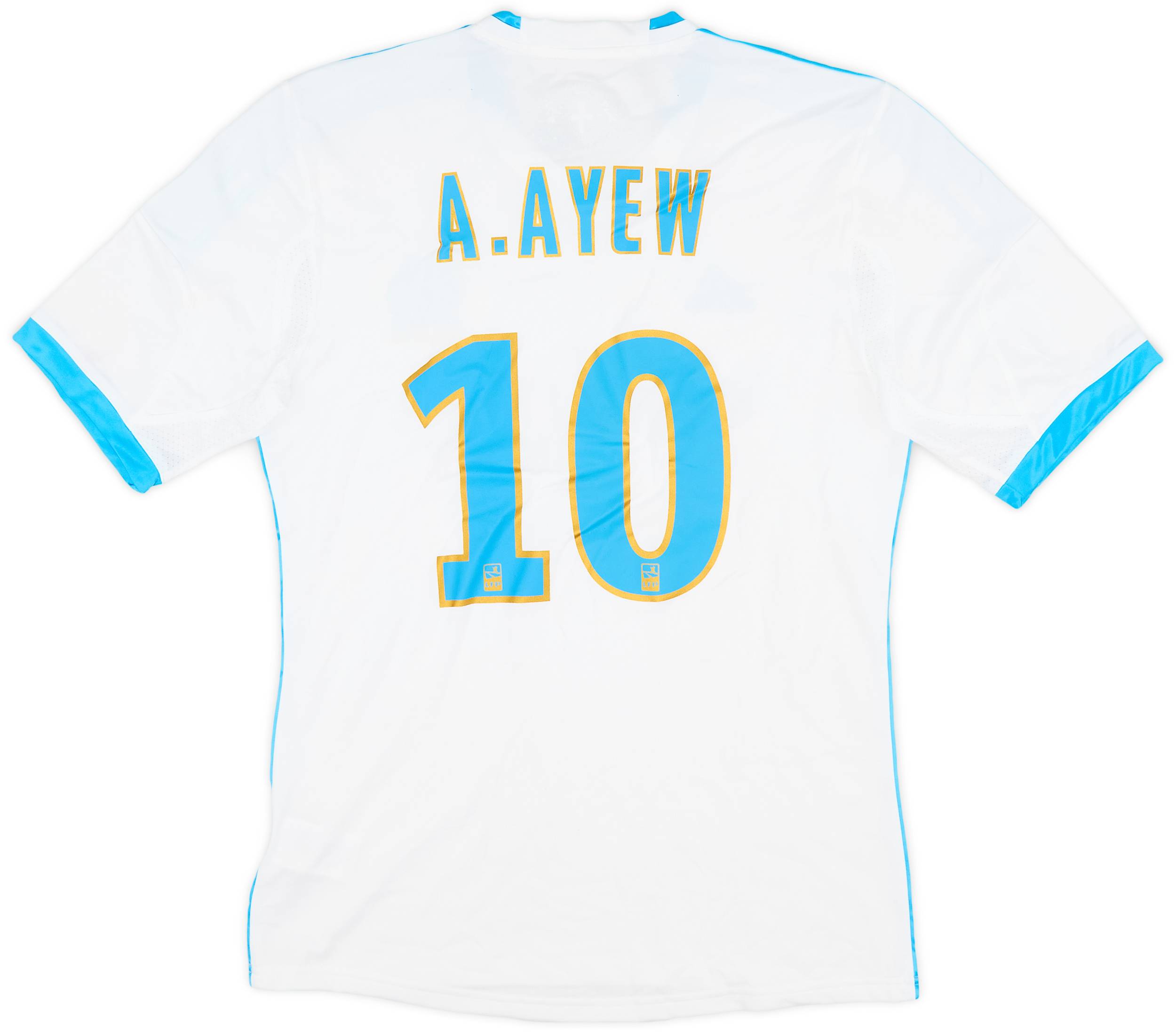 2013-14 Olympique Marseille Home Shirt A.Ayew #10 (S)