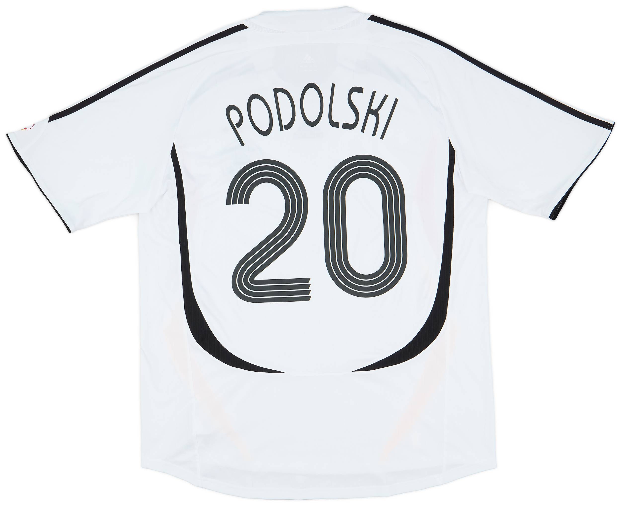 2005-07 Germany Home Shirt Podolski #20 - 9/10 - (XL)