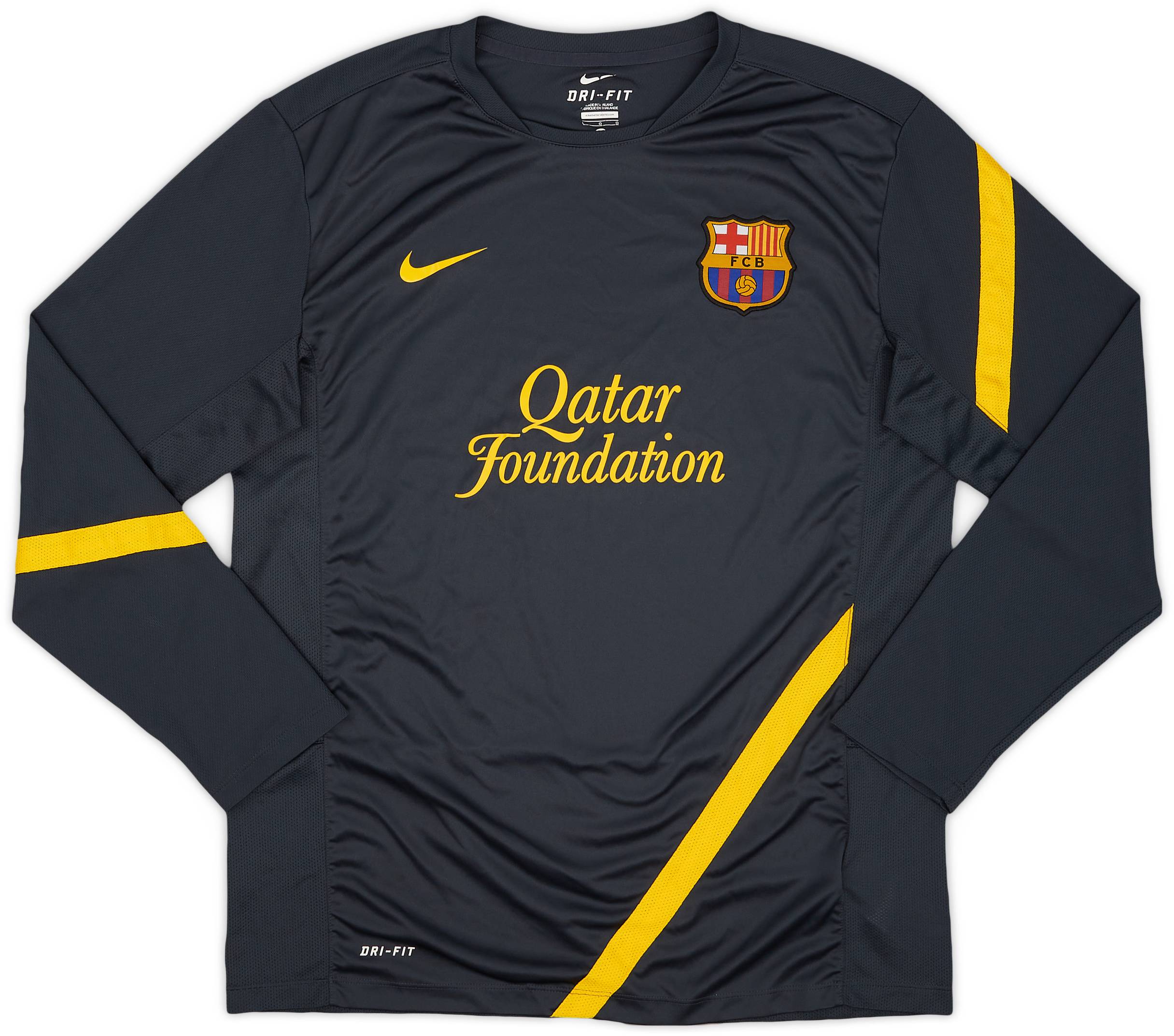 2011-12 Barcelona Nike Training L/S Shirt - 8/10 - (L)