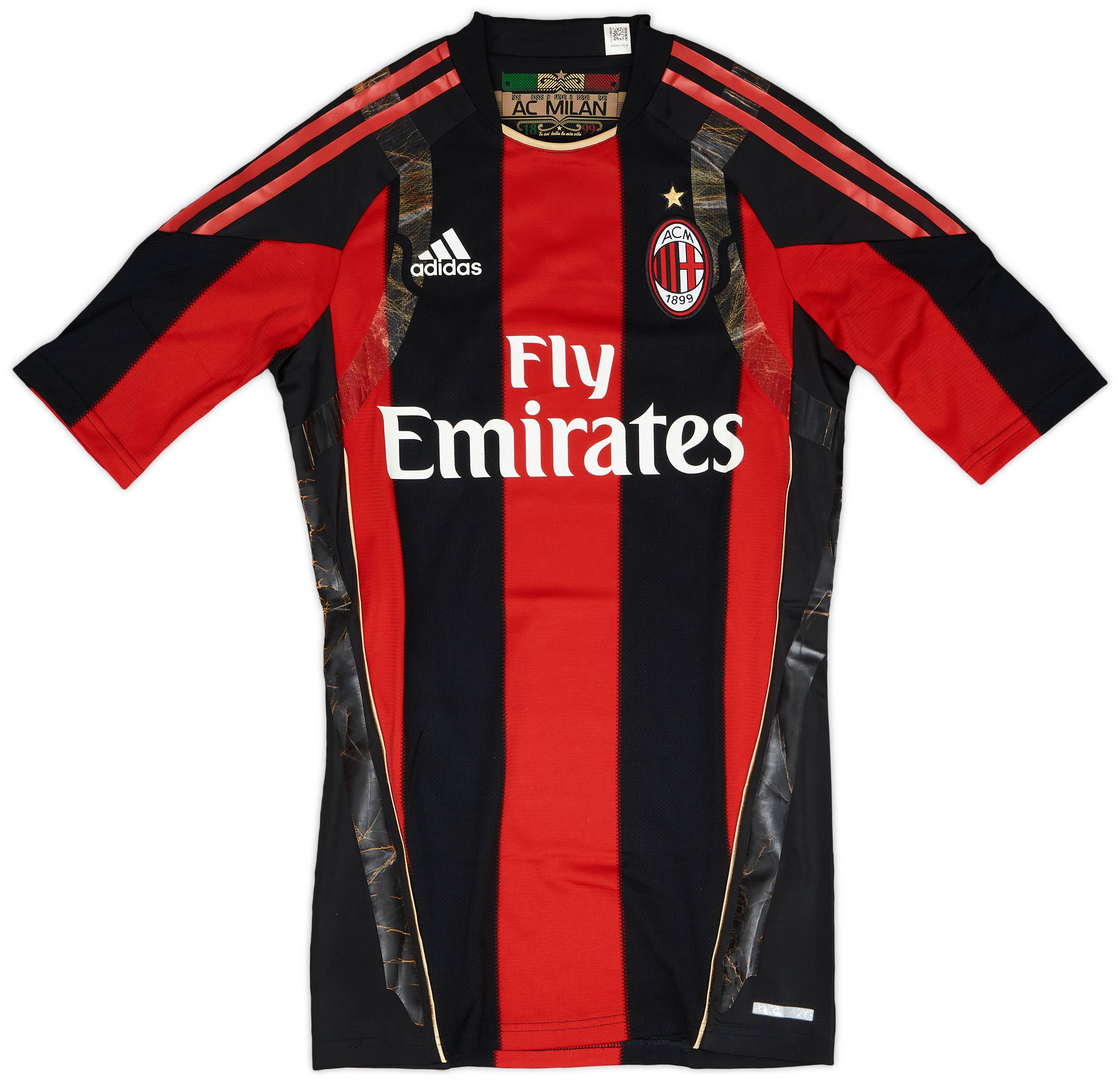 2010-11 AC Milan Player Issue Home Shirt - 5/10 - (S)