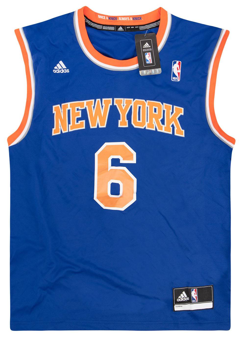 2012 14 New York Knicks Chandler 6 adidas Jersey Away S W Tags
