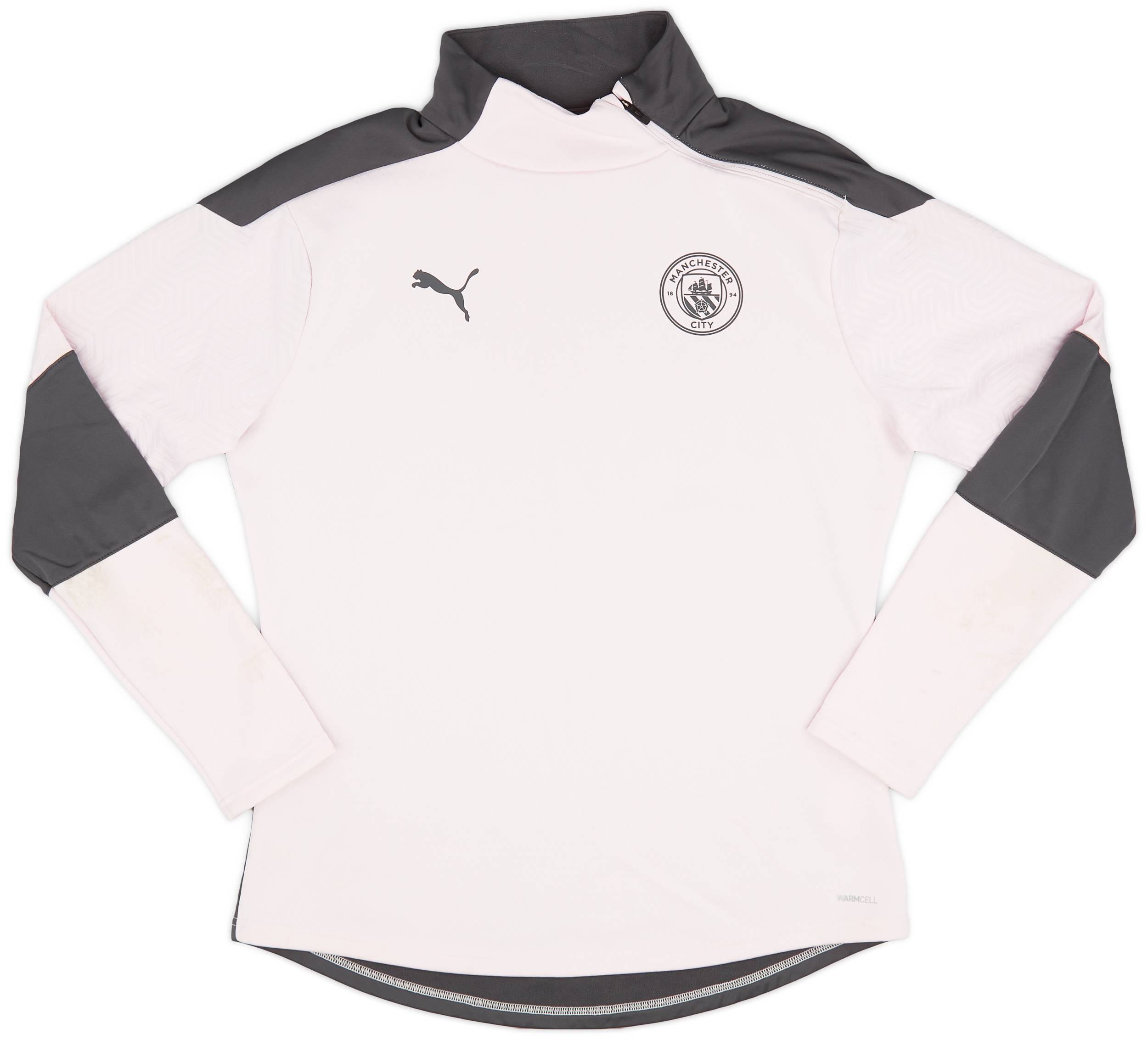2020-21 Manchester City Puma 1/4 Zip Drill Top - 6/10 - (L)