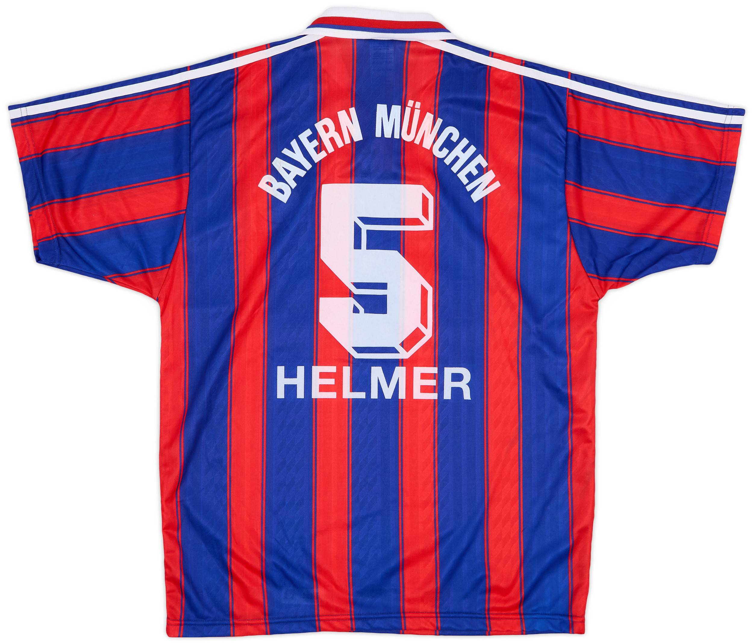 1995-97 Bayern Munich Home Shirt Helmer #5 - 7/10 - (M)