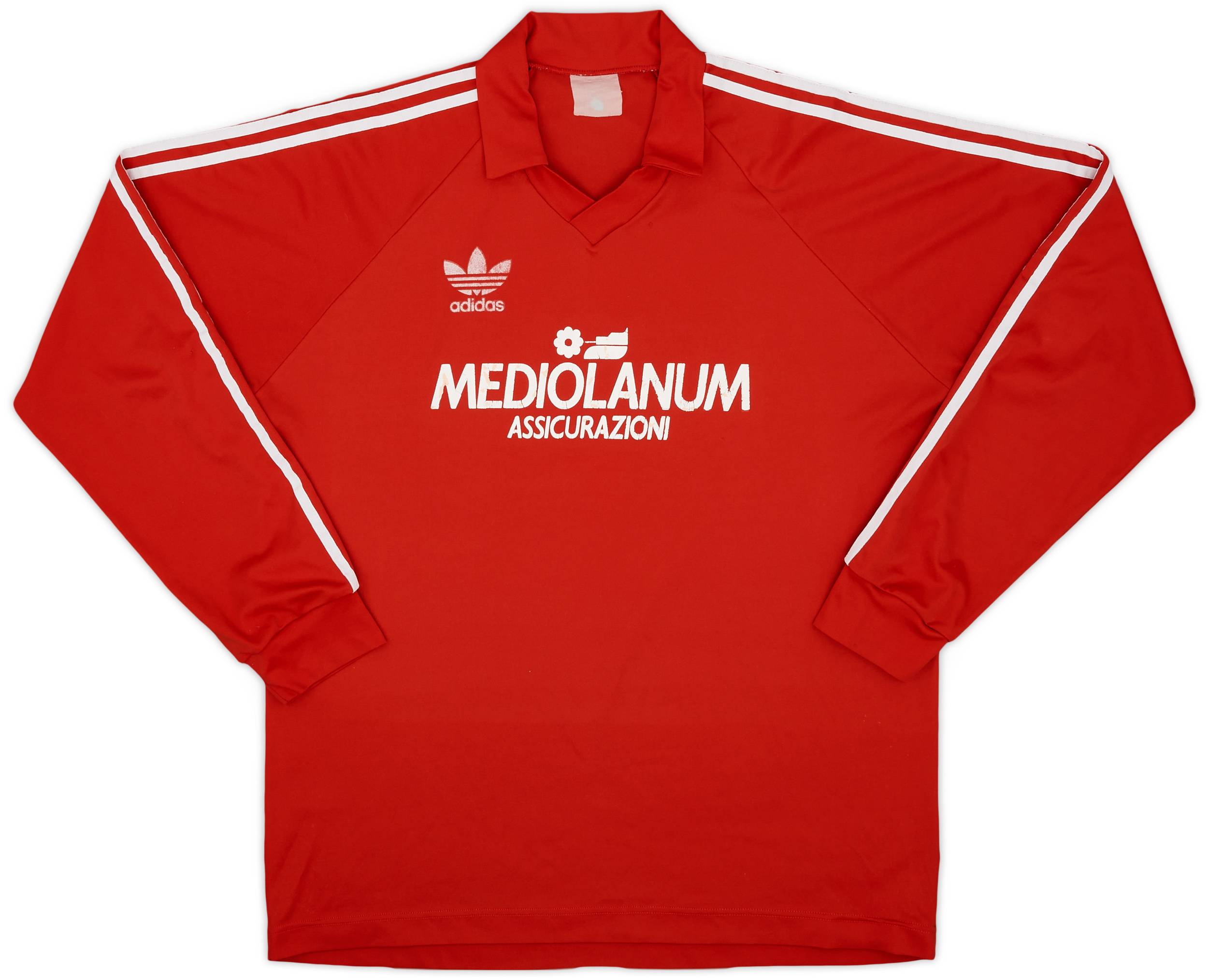 1990-91 AC Milan adidas Training L/S Shirt - 6/10 - (L)