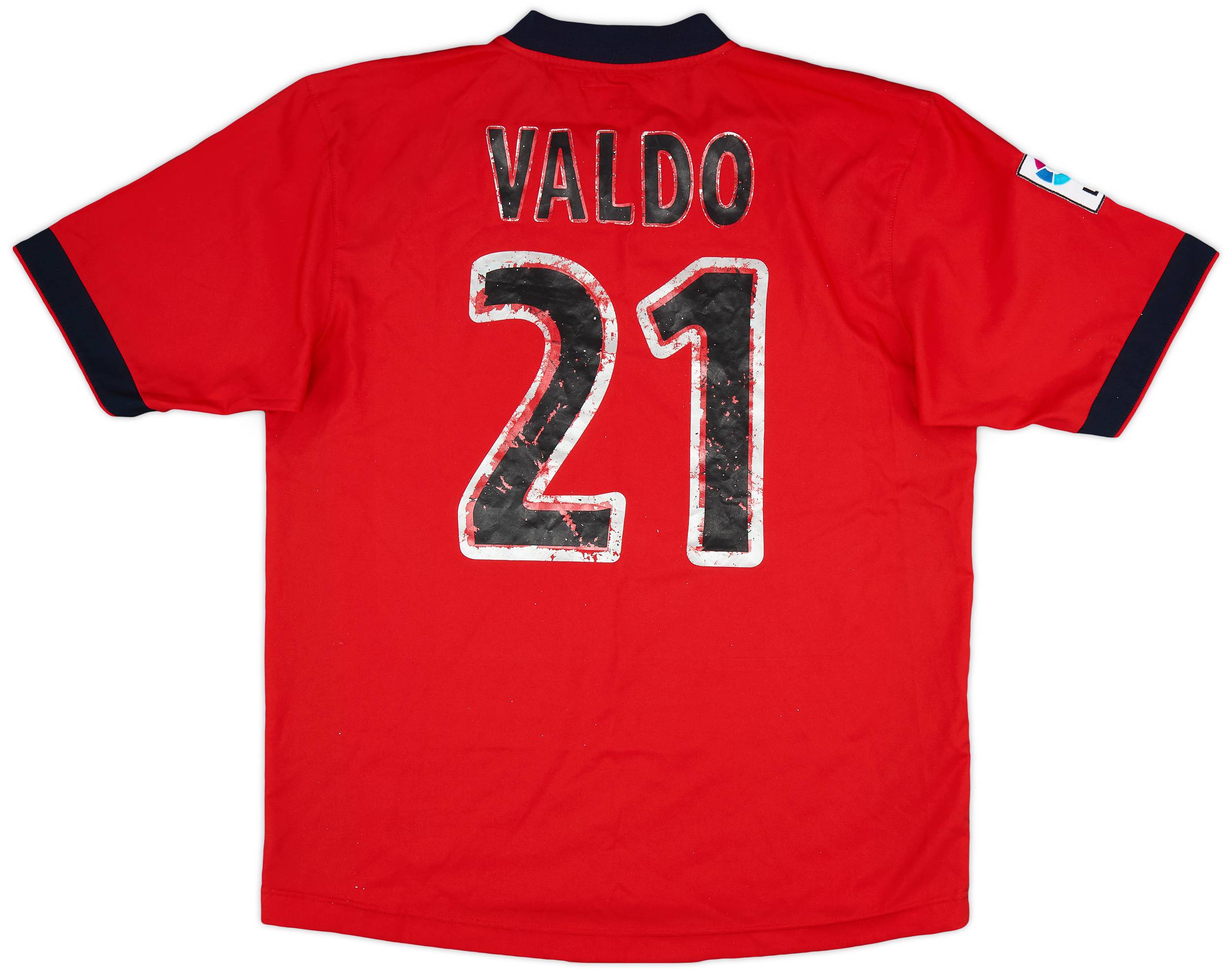 2004-05 Osasuna Home Shirt Valdo #21 - 5/10 - (L)