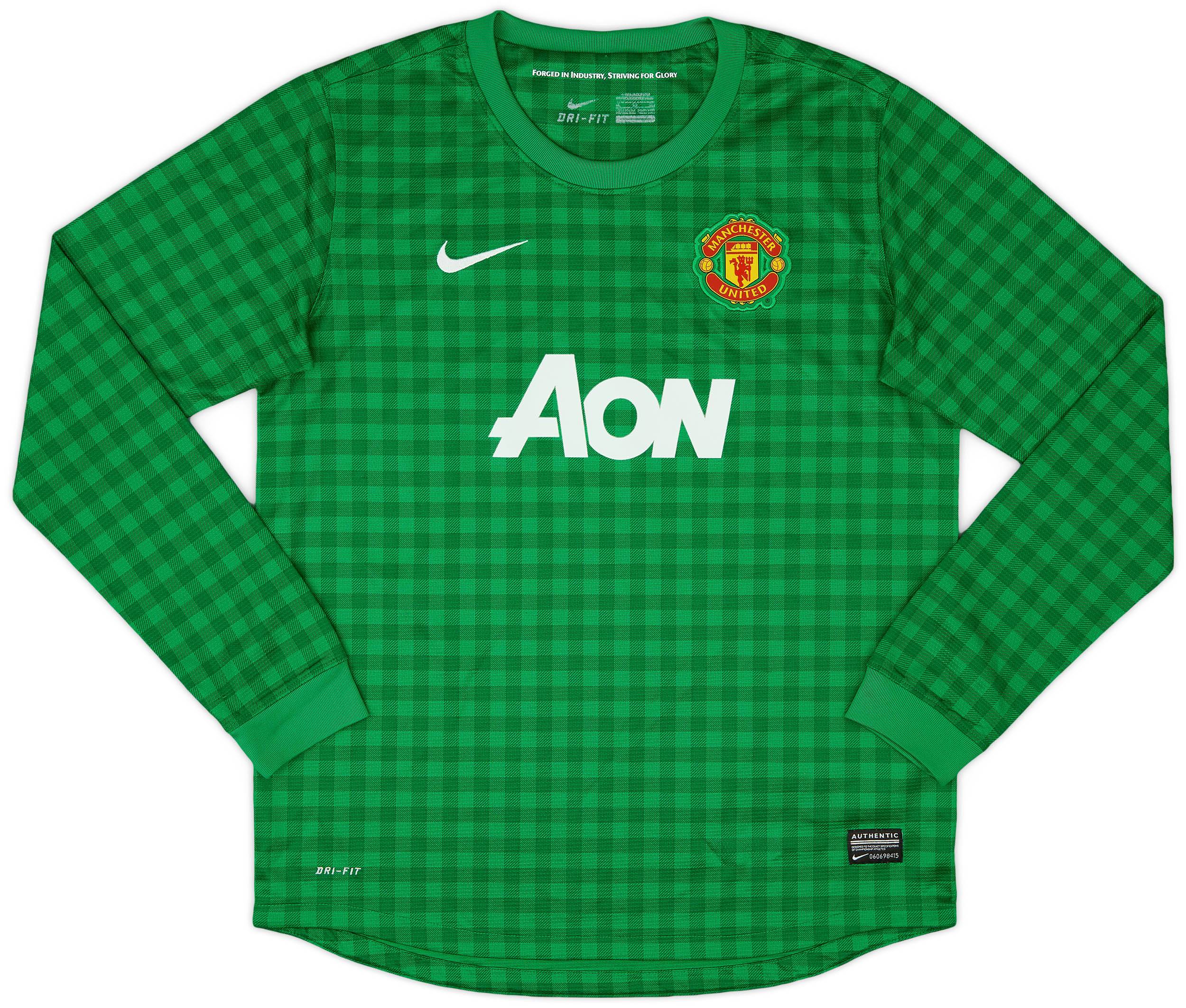 2012-13 Manchester United GK Shirt - 8/10 - (XL.Boys)