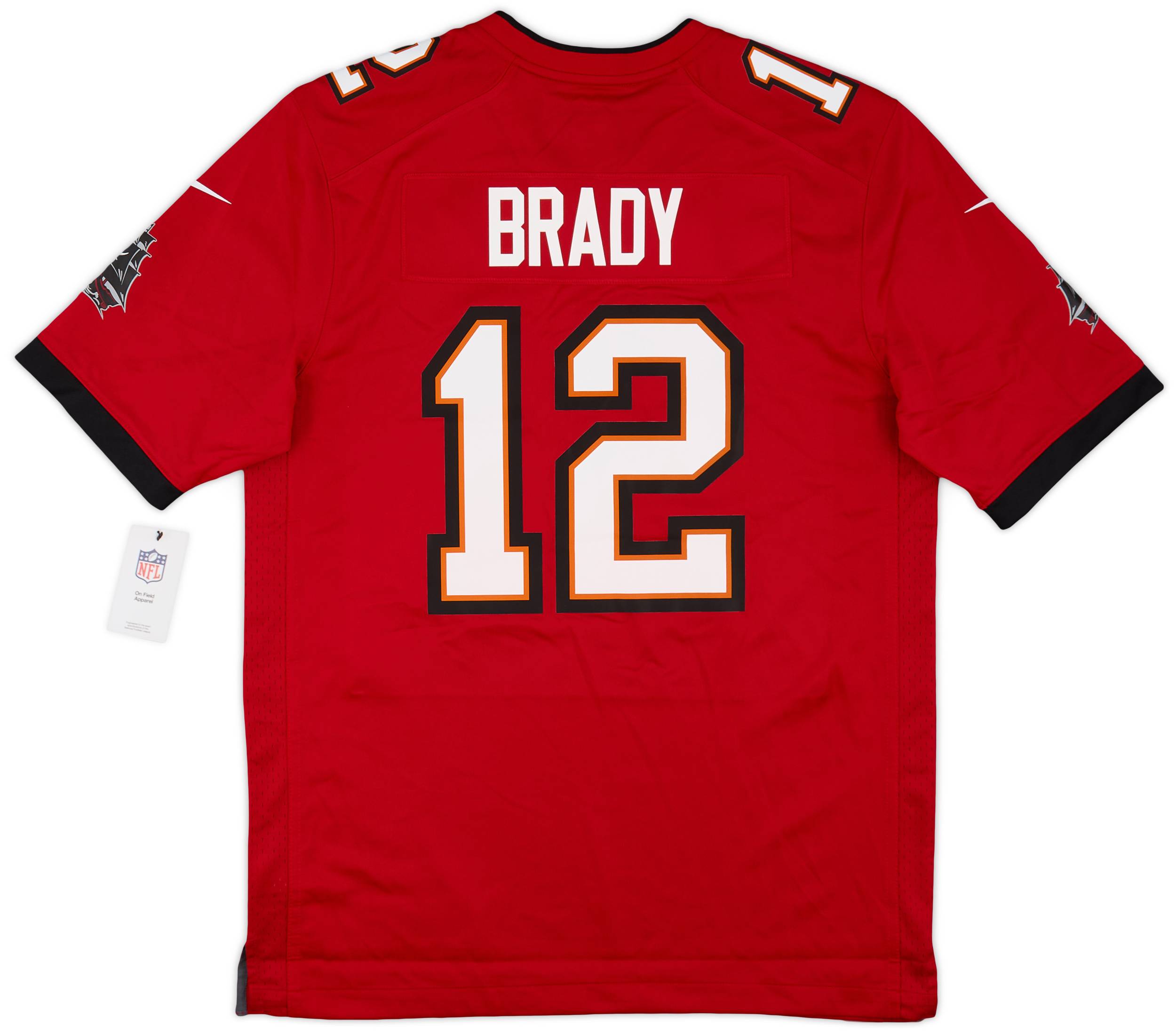 2020 22 Tampa Bay Buccaneers Brady 12 Nike Game Home Jersey M