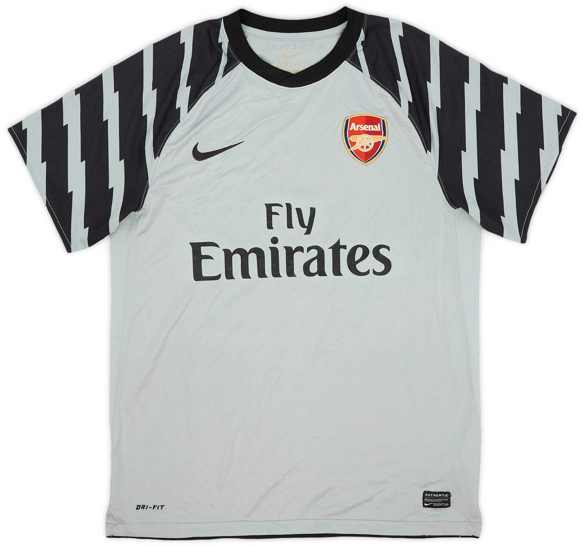 完璧すぎるが故三度も 2010-11 Arsenal Grey GK Shirt - 8/10 - (M) ウェア