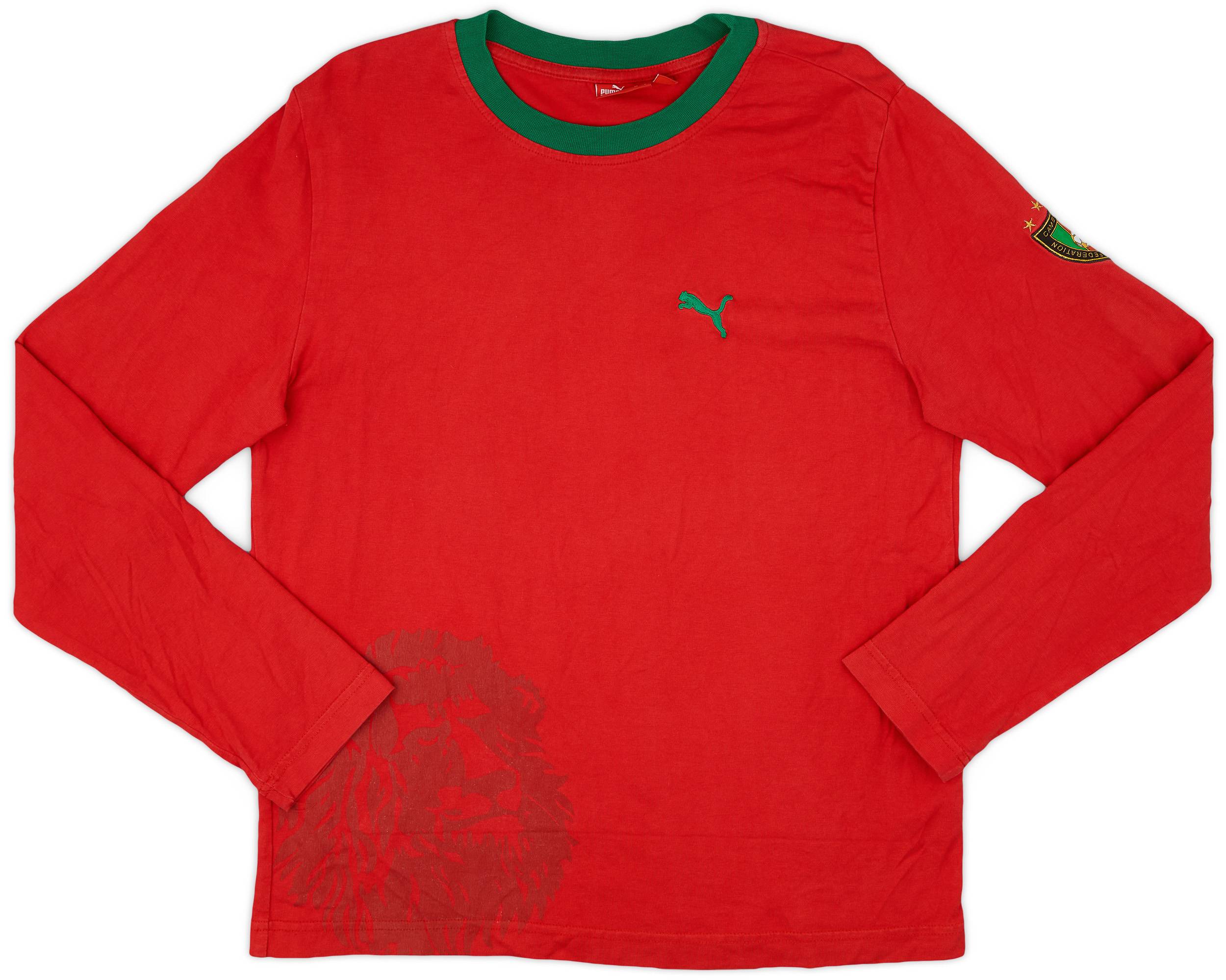 2000s Cameroon Puma Cotton L S Tee 8 10 M