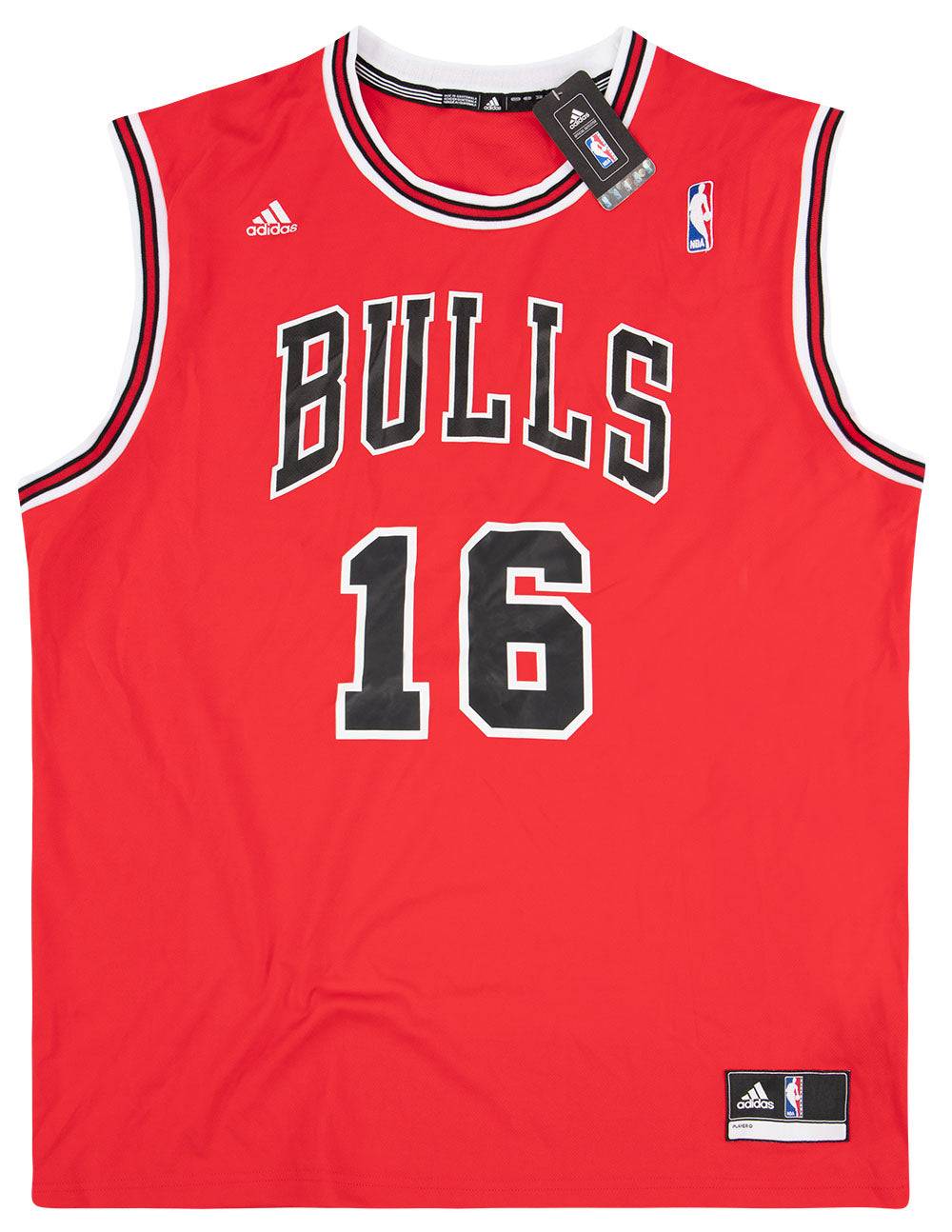 2014 Chicago Bulls Gasol #16 adidas Jersey (Away) XL - W/Tags