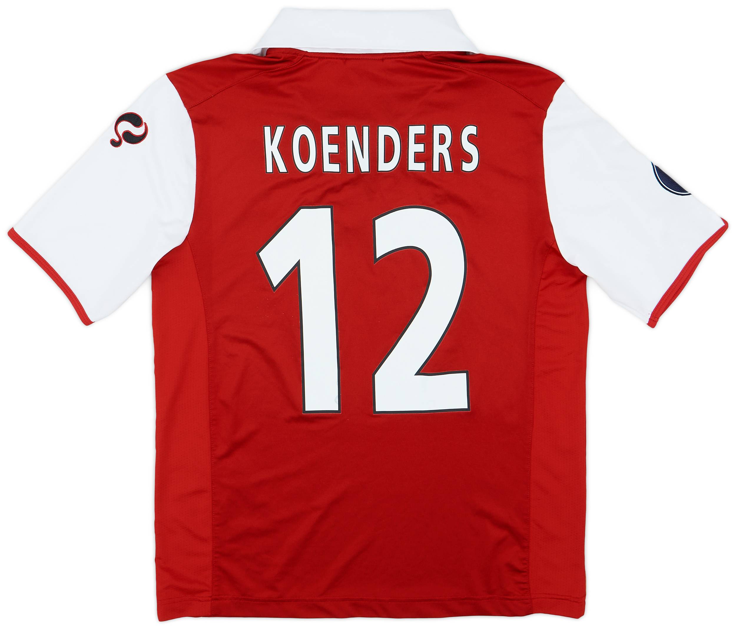 2007-08 AZ Alkmaar Home Shirt Koenders #12 - 8/10 - (L)