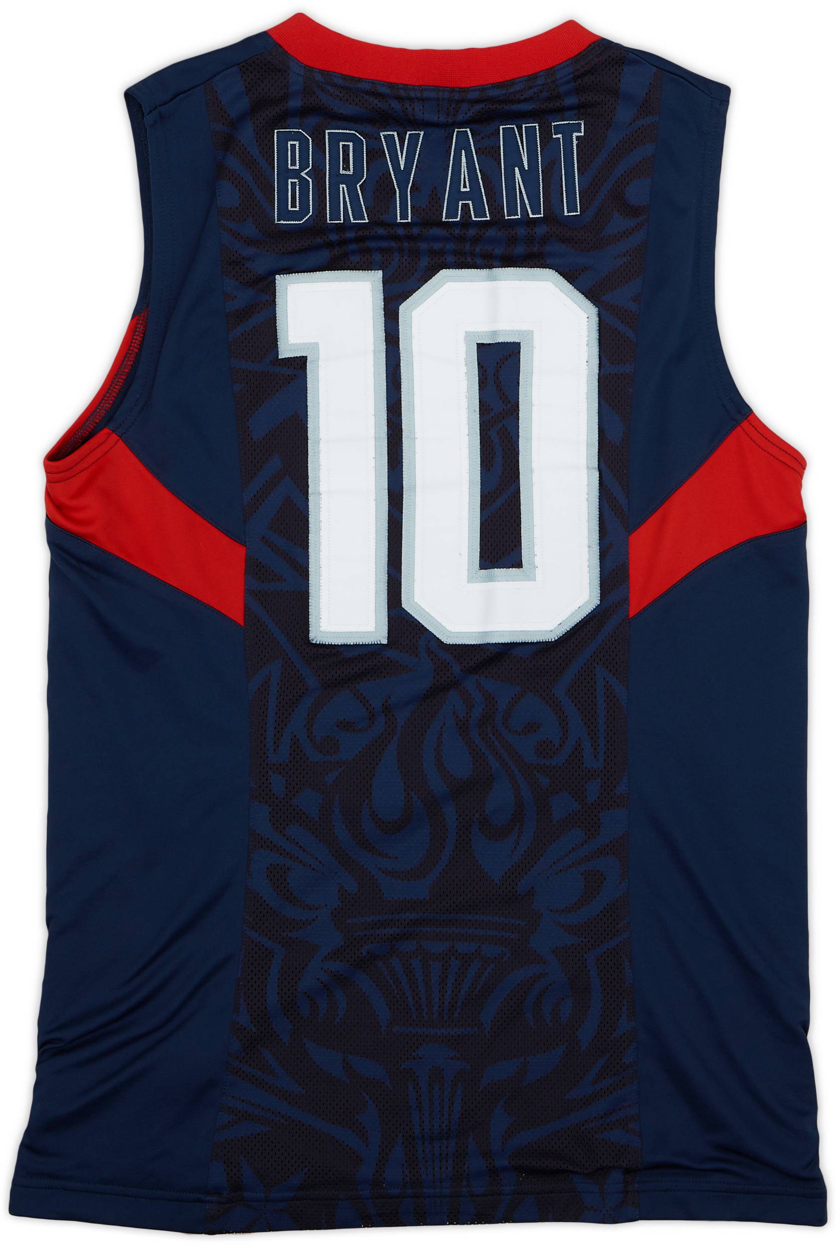 2008 USA Bryant 10 Nike Authentic Away Jersey 6 10 M