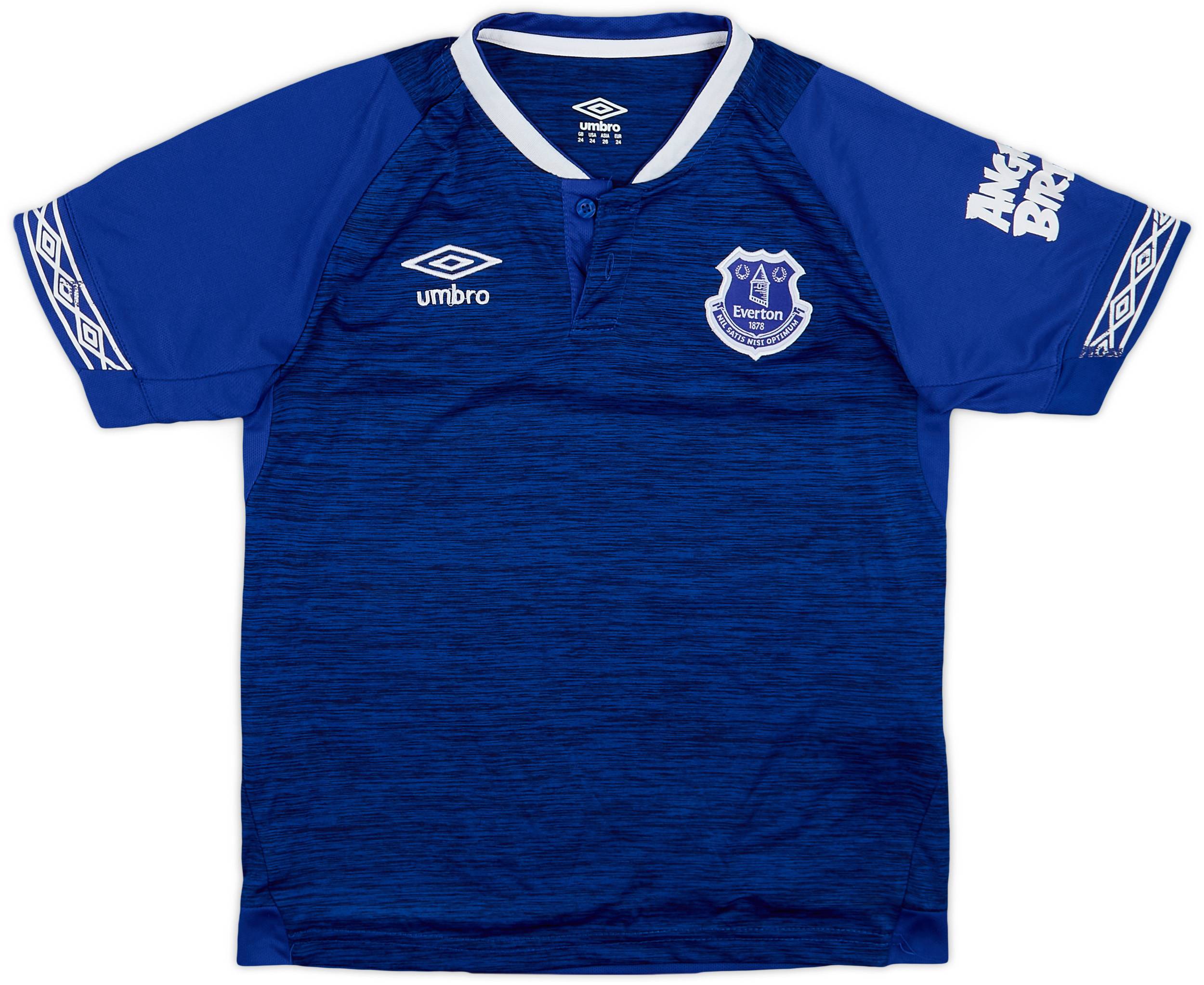 2018-19 Everton Home Shirt - 6/10 - (XS.Boys)